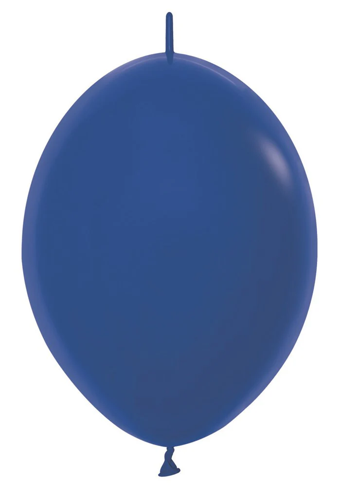 12 inch Sempertex Fashion Royal Blue LINK-O-LOON 50ct