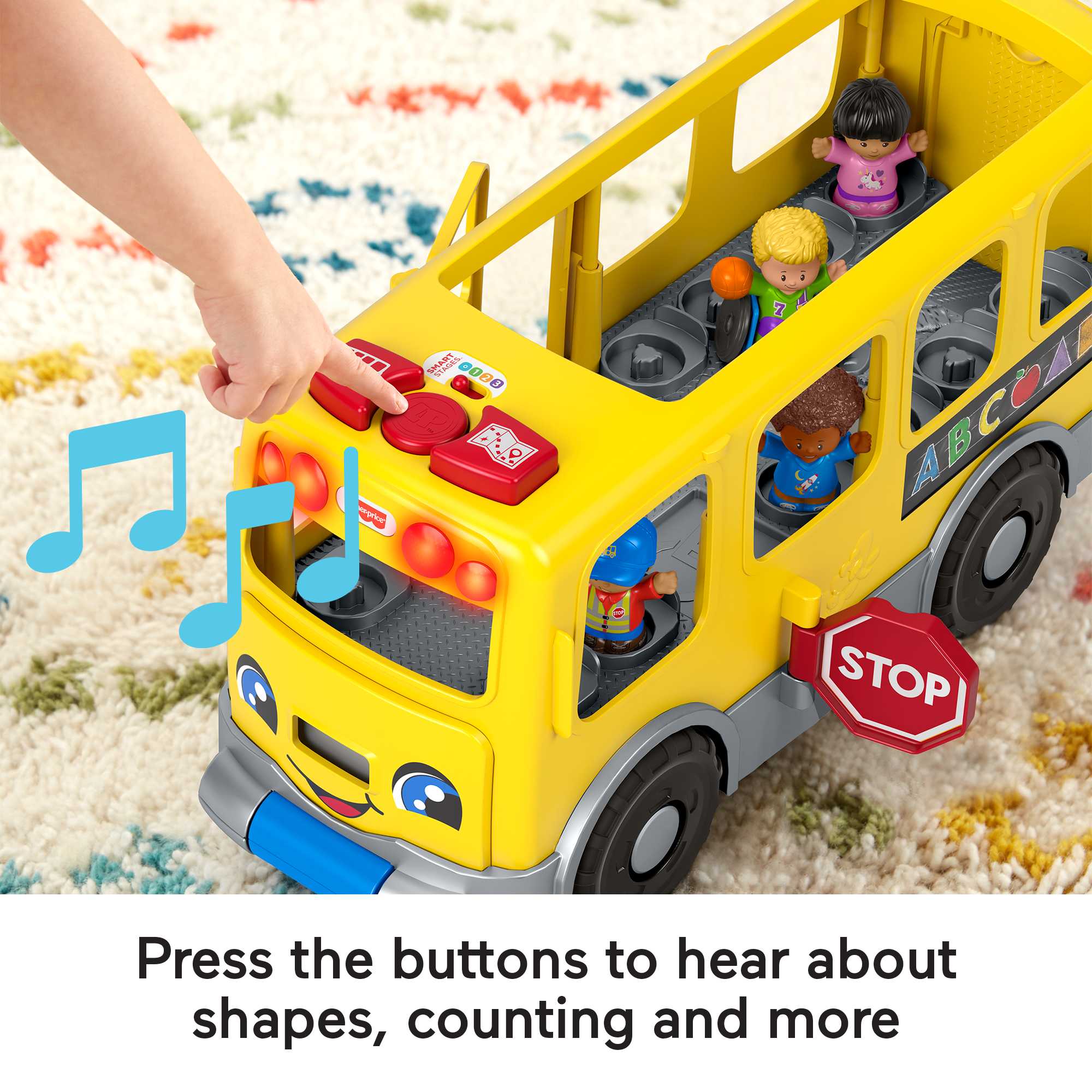 Fisher-Price Little People Big Yellow School Bus - English & French Version