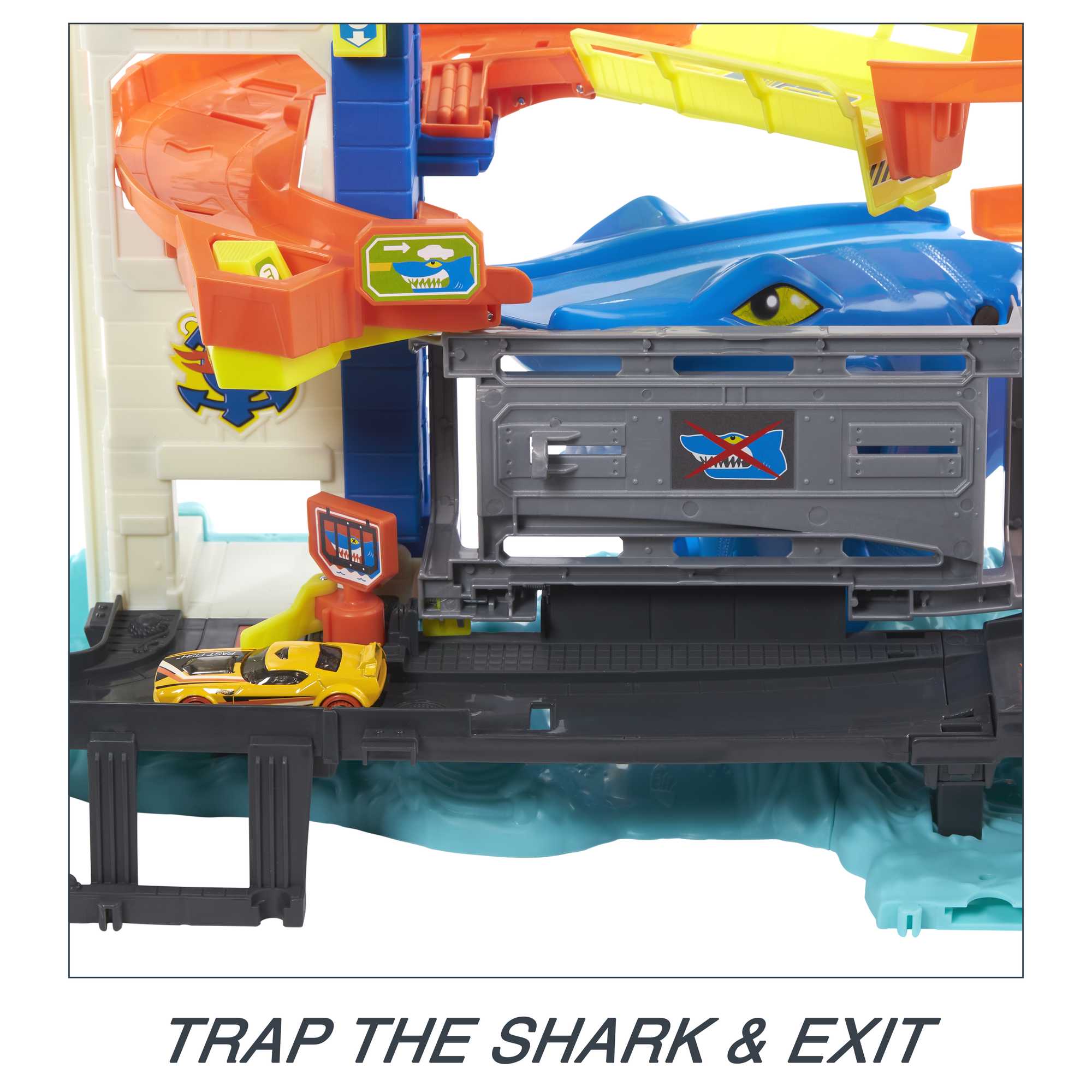 Hot Wheels City Shark Escape Playset, Toy For Kids 4 Years Old & Older