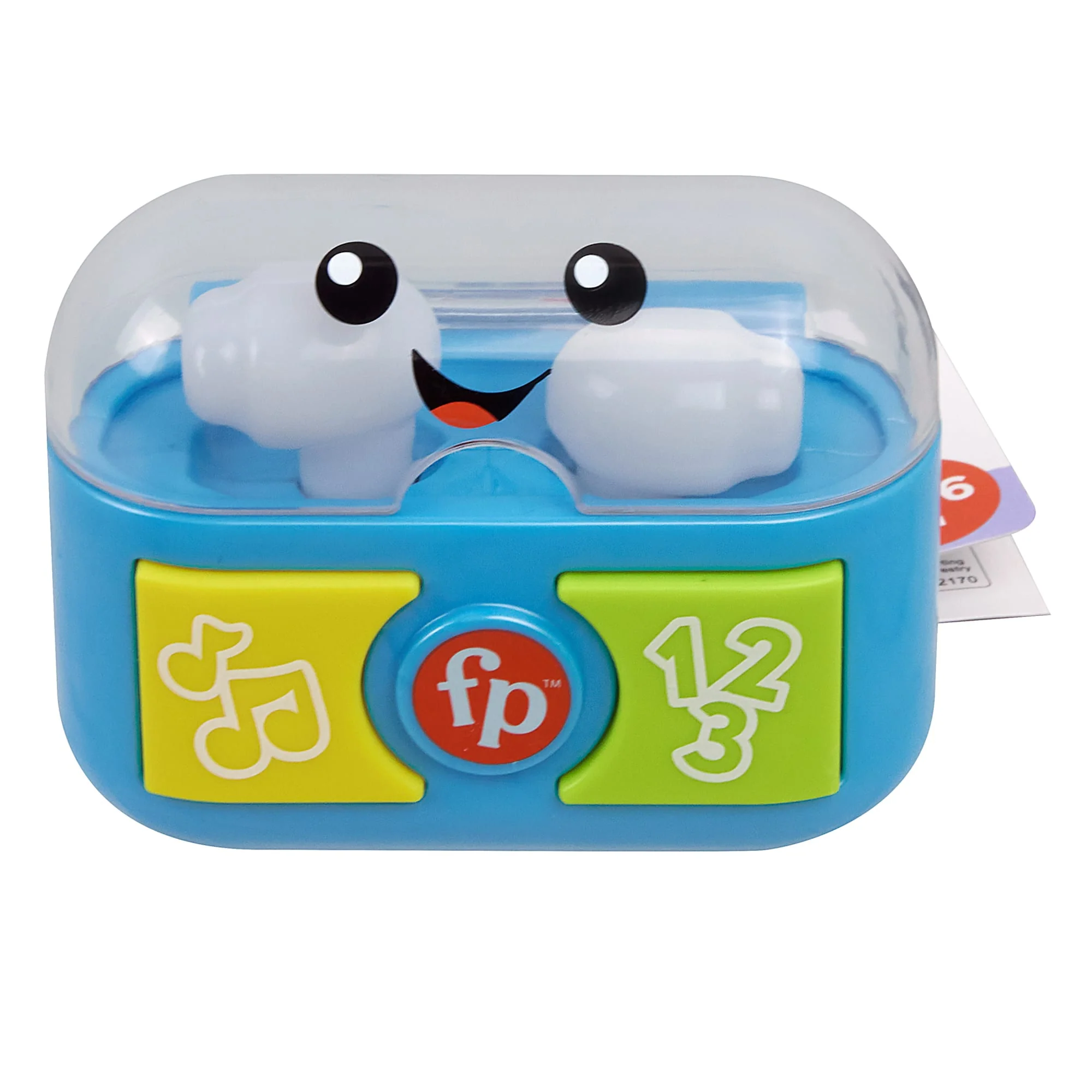 Fisher-Price Laugh & Learn Play Along Ear Buds Baby Musical Learning Toy, Multilanguage Version