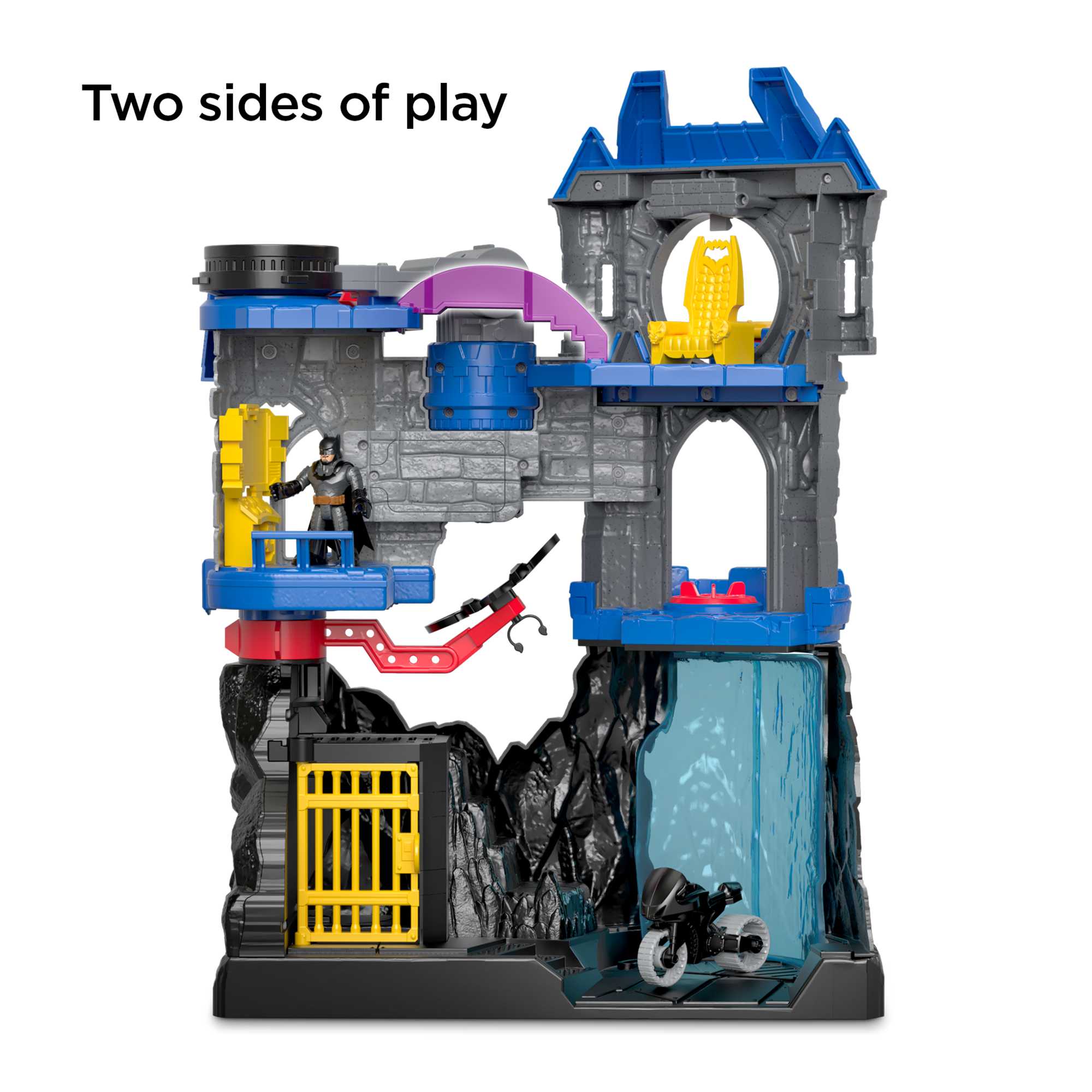 Imaginext DC Super Friends Batman Toy, Wayne Manor Batcave Playset With Batman Figure & Accessories