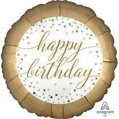 Anagram Pastel Confetti 17in Foil Balloon See-Thru