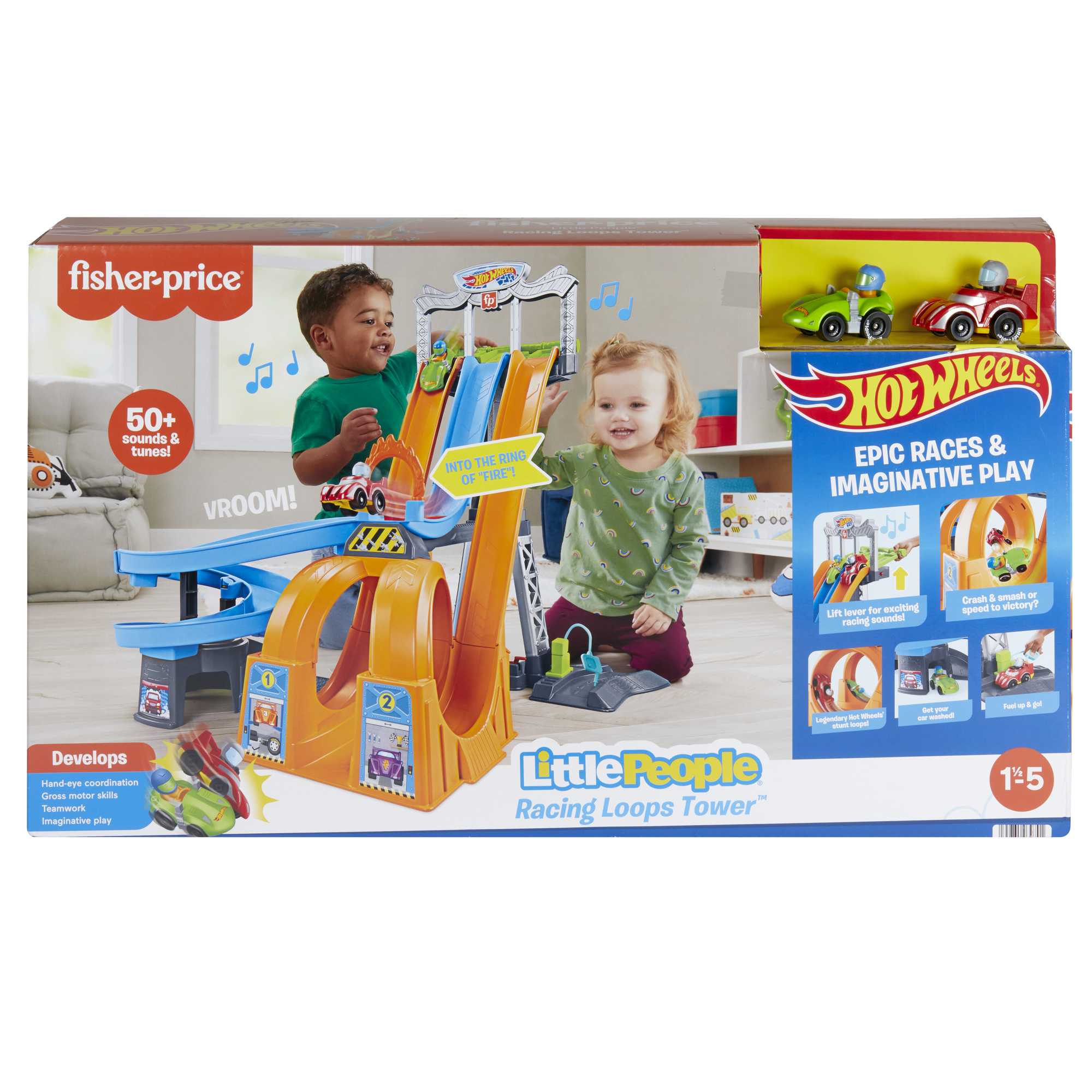 Hot Wheels Racing Loops Tower By Little People