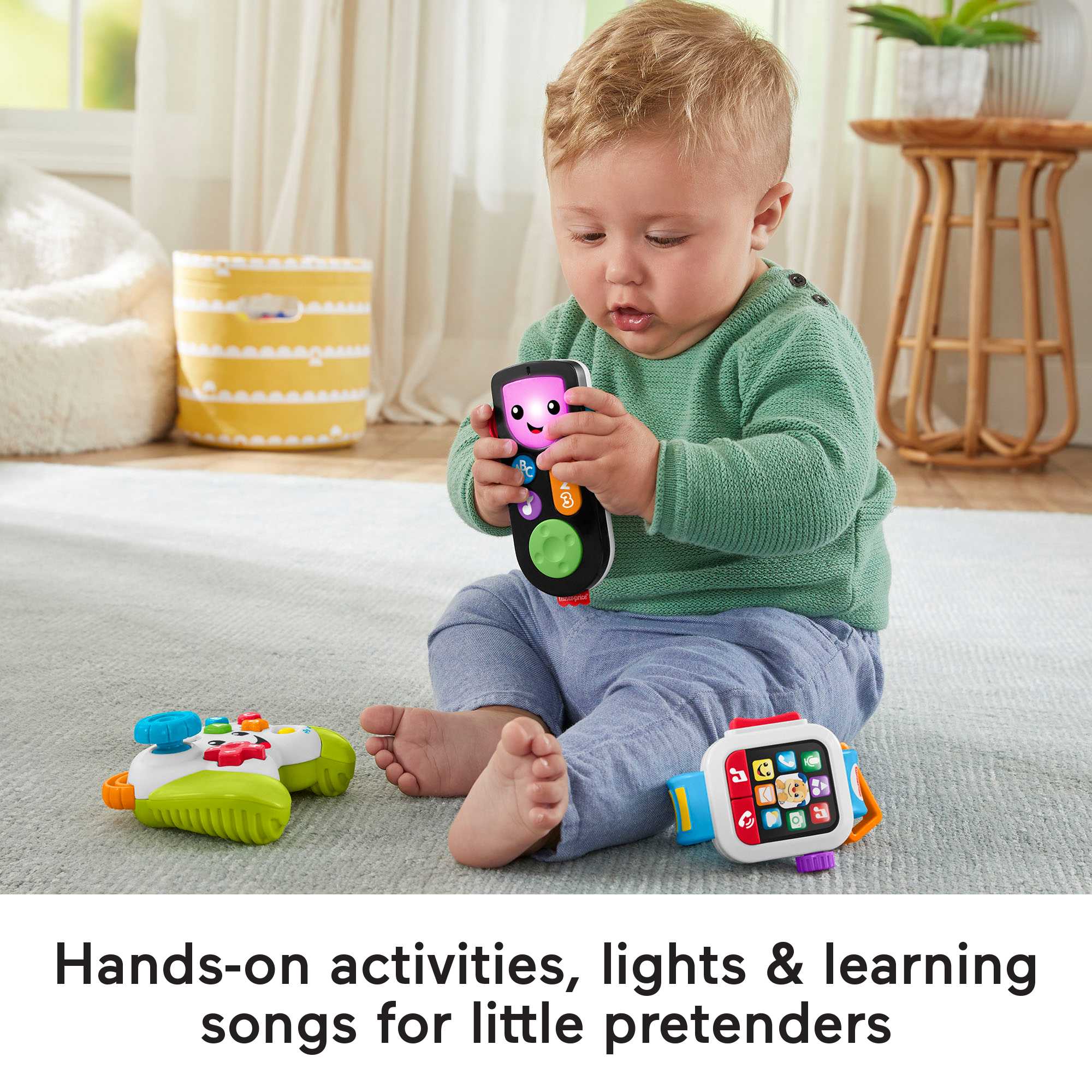 Fisher-Price Laugh & Learn Tune In Tech Set Of 4 Baby & Toddler Learning Toys