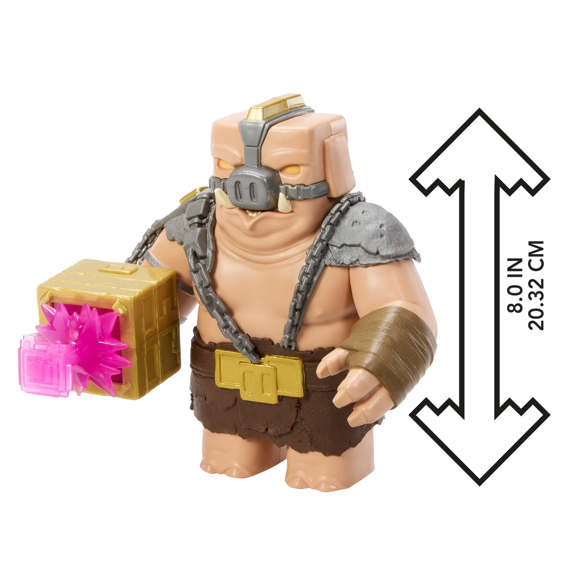 Minecraft Battle Mode Great Hog Large Action Figure, Lights & Sounds, Inspired By A Minecraft Movie