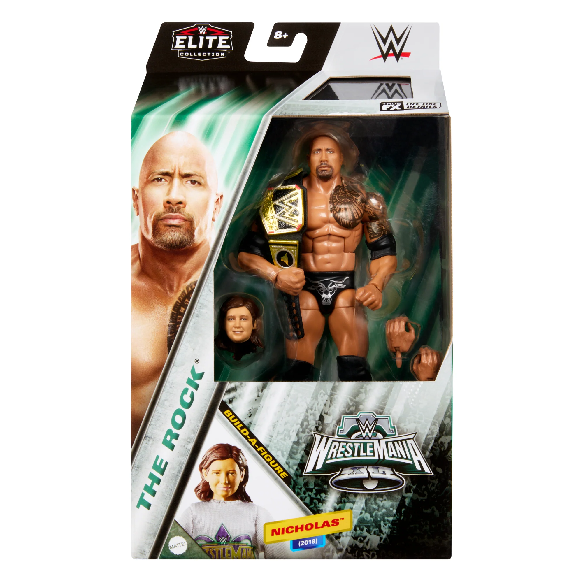 WWE Elite Action Figure Wrestlemania With Build-A-Figure