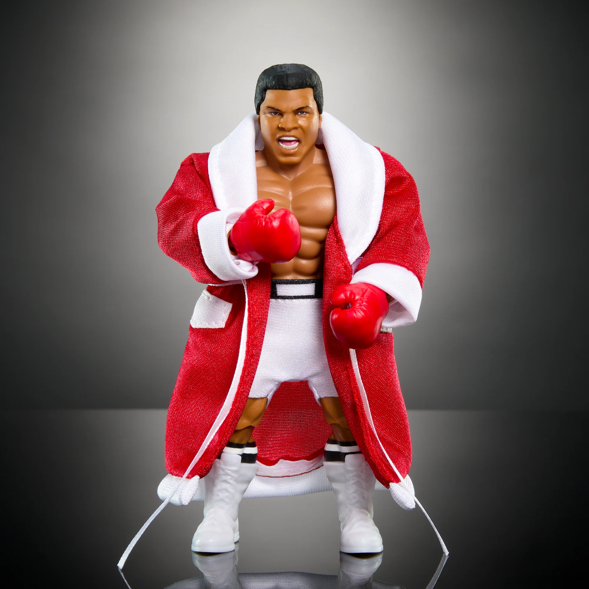 WWE Superstars Muhammad Ali Action Figure & Accessories Set, 6-inch Retro Collectible With Articulation