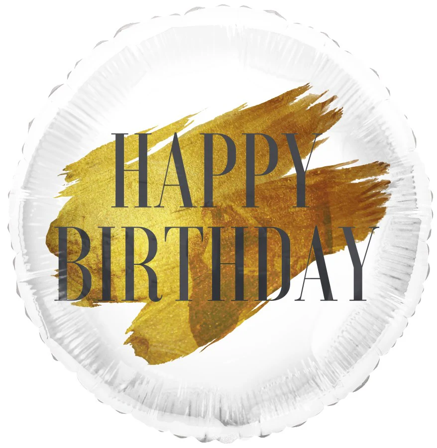 Tuftex 24k Birthday 18in Foil Balloon