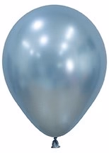 5 inch Sempertex Silk Artic Blue Latex Balloons 100ct