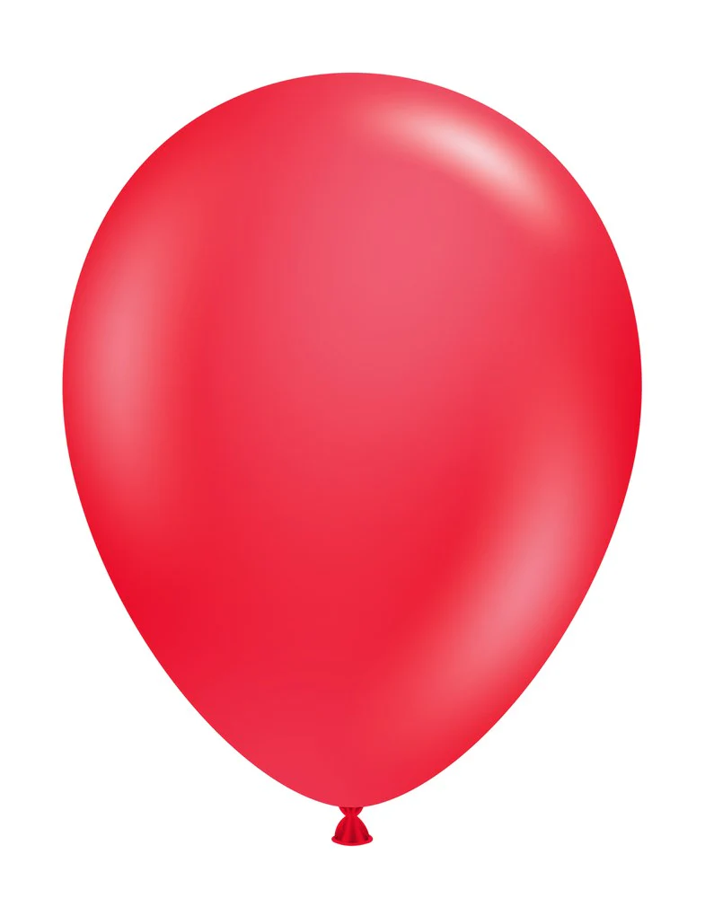 Tuftex Red 5 inch Latex Balloons 50ct