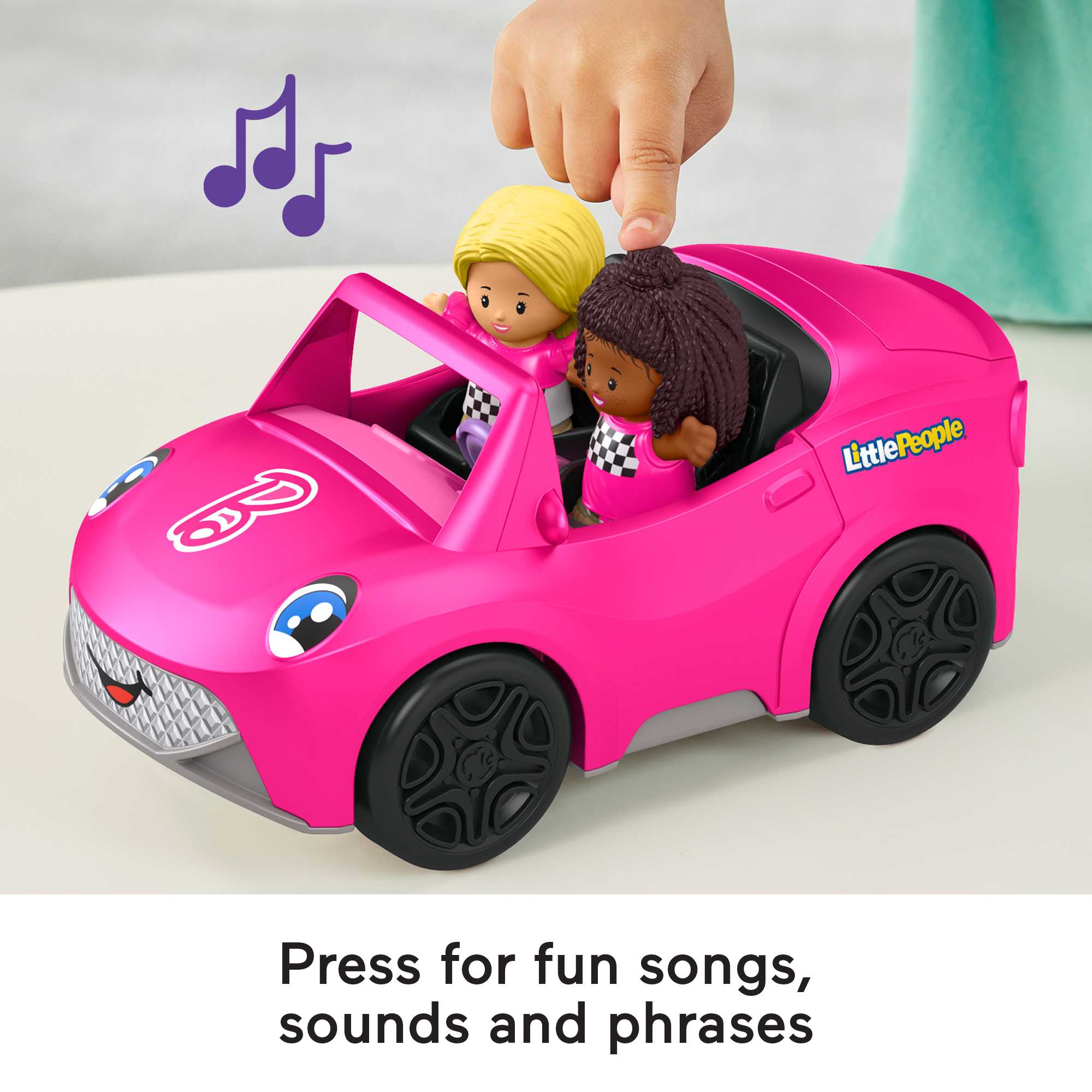 Barbie Convertible Vehicle And Figure Set By Little People