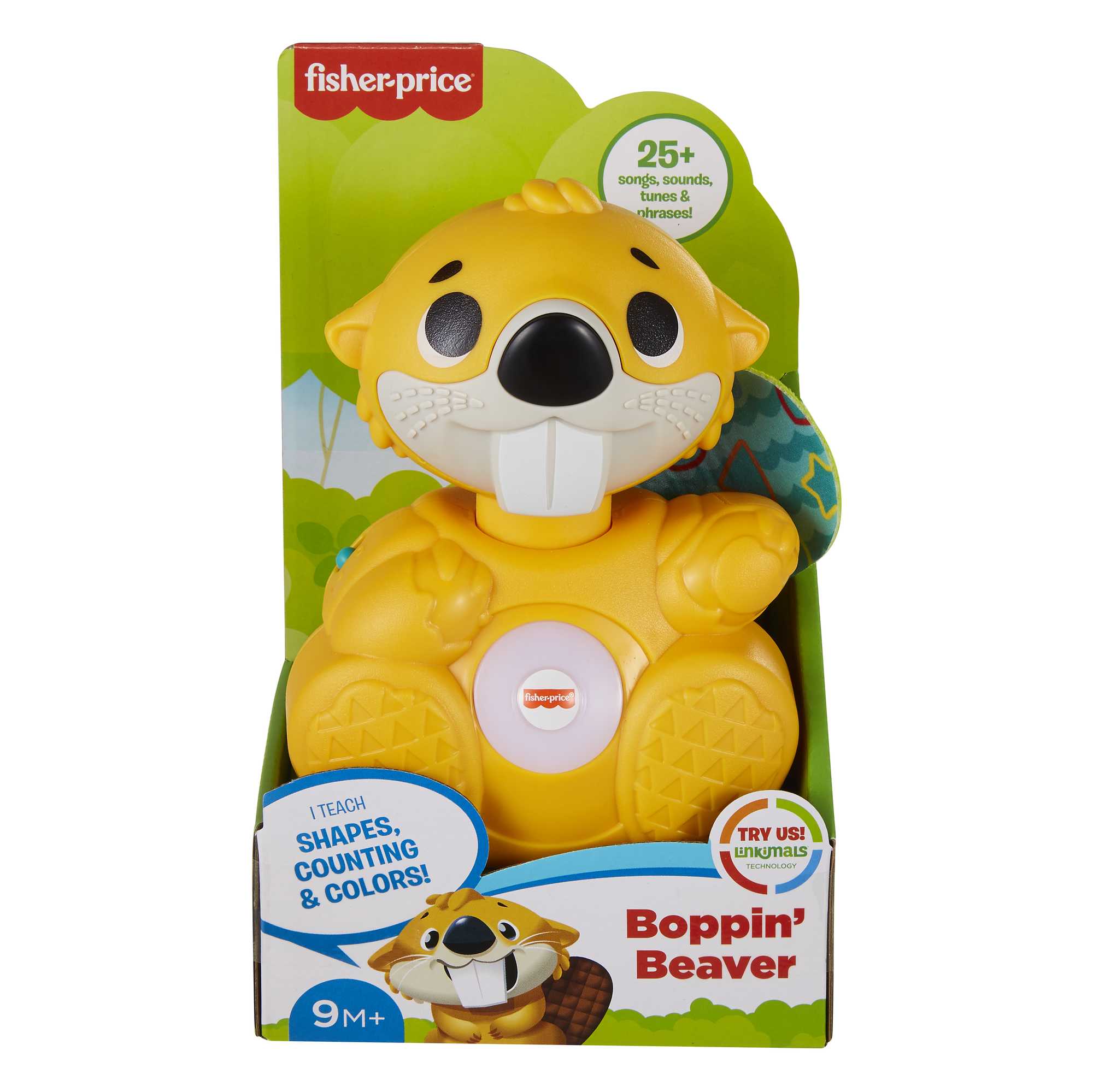 Fisher-Price Linkimals Boppin' Beaver Musical Baby Toy