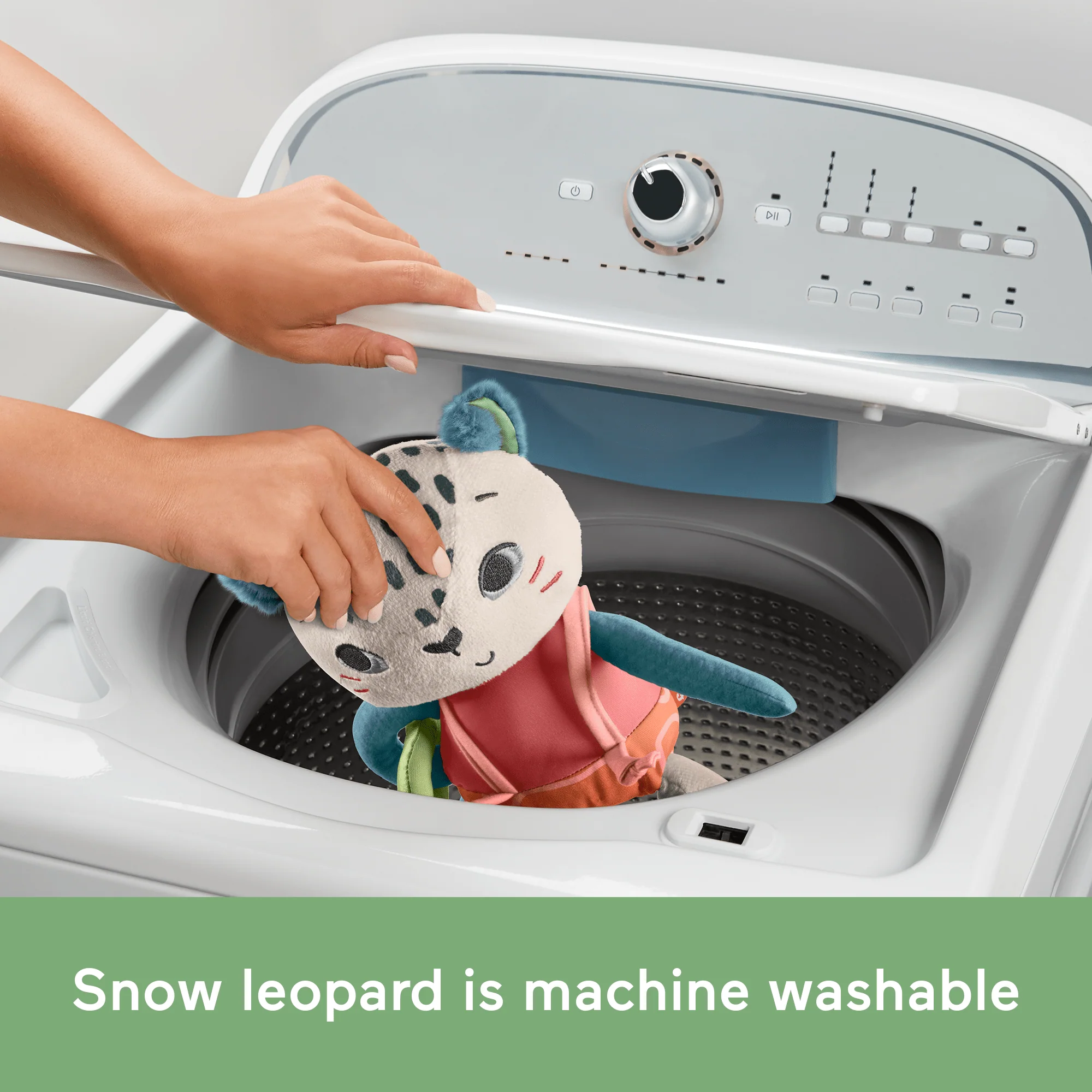 Fisher-Price Planet Friends Spotting Fun Snow Leopard Baby Sensory Toy