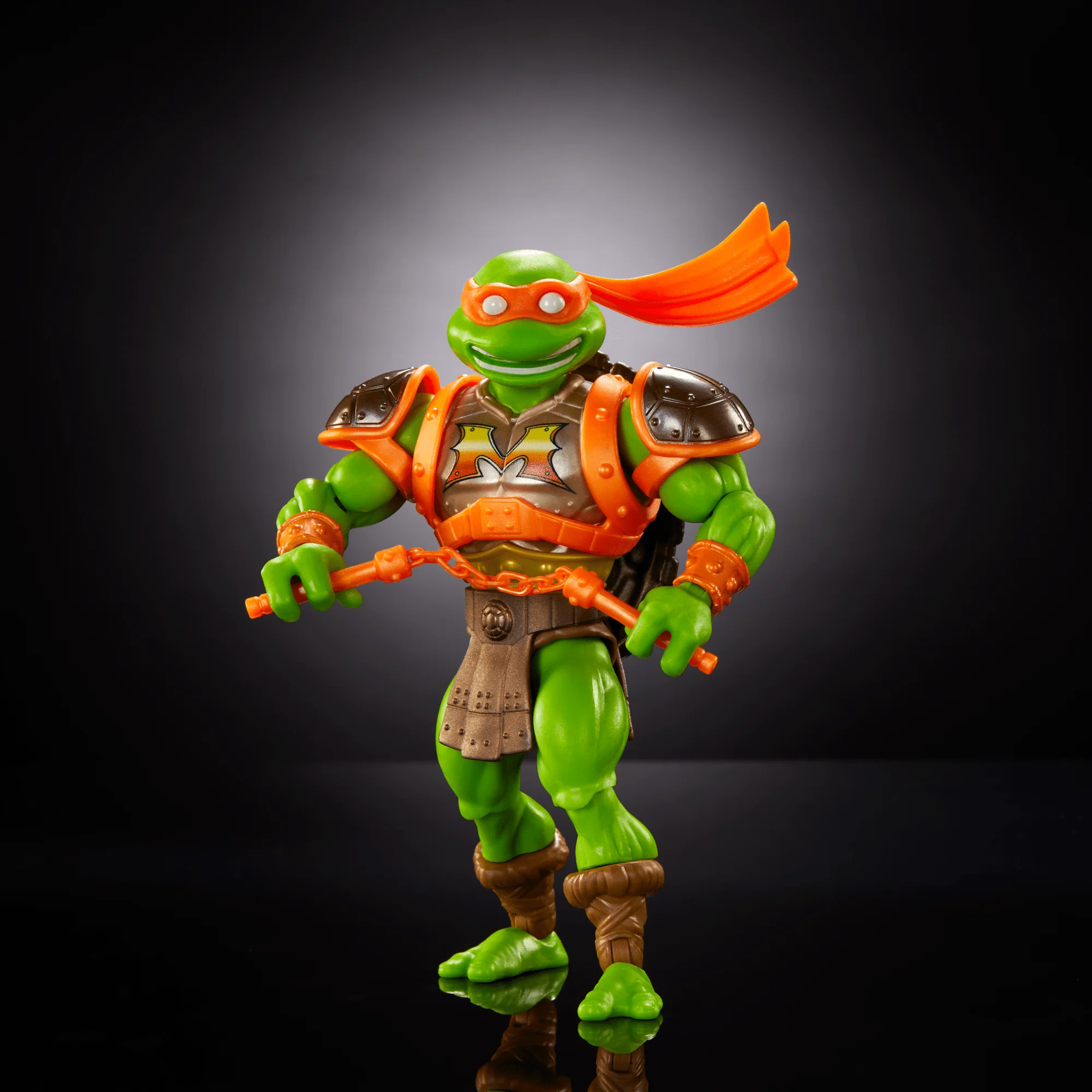 Motu Origins Turtles Of Grayskull Michelangelo Action Figure Toy, TMNT Masters Of The Universe