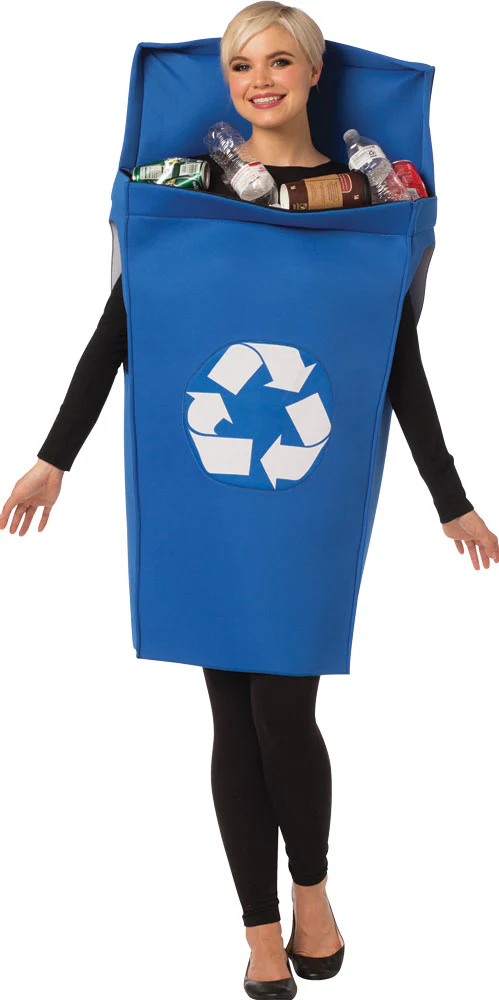 Go Green Recycling Can