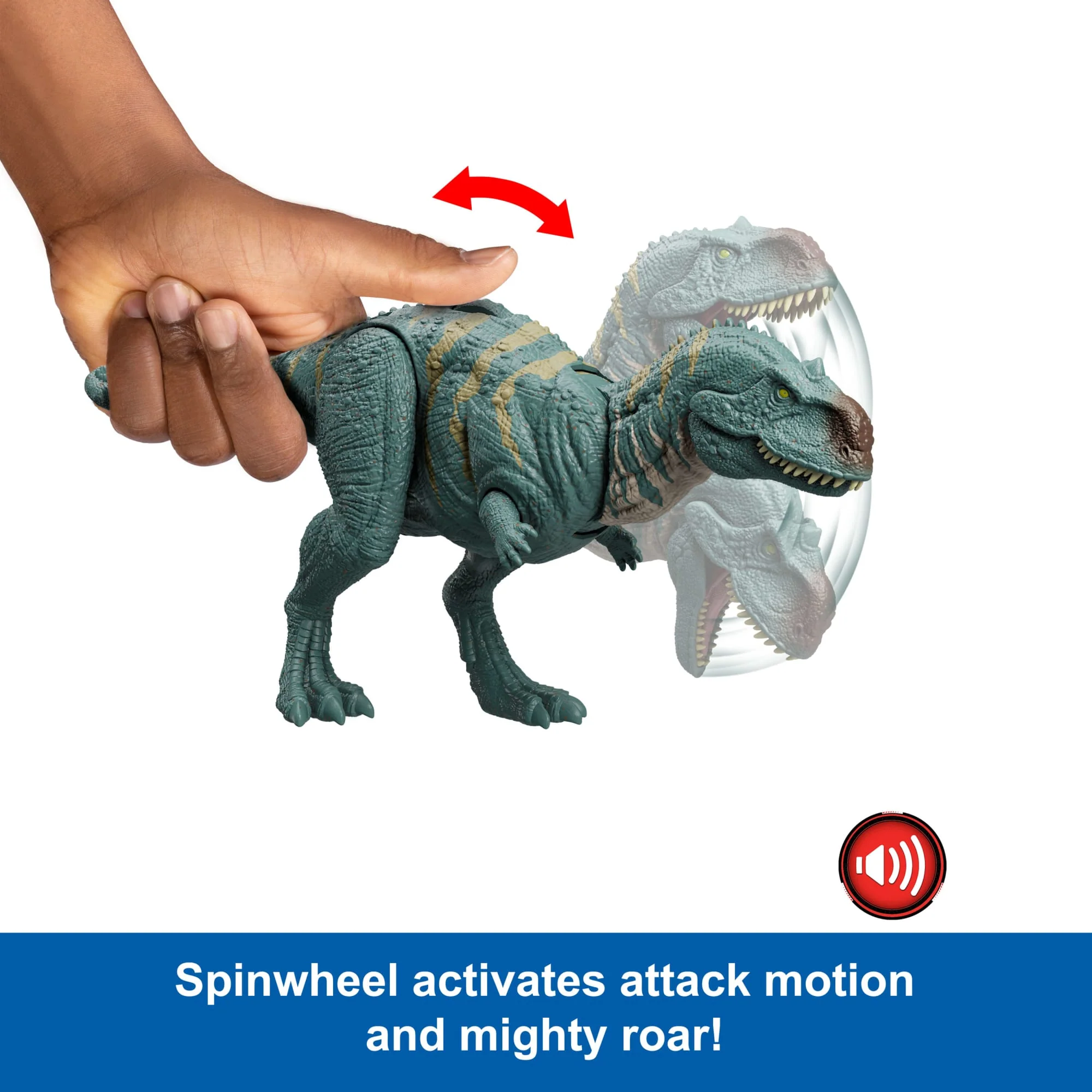 Jurassic World Wild Roar Majungasaurus