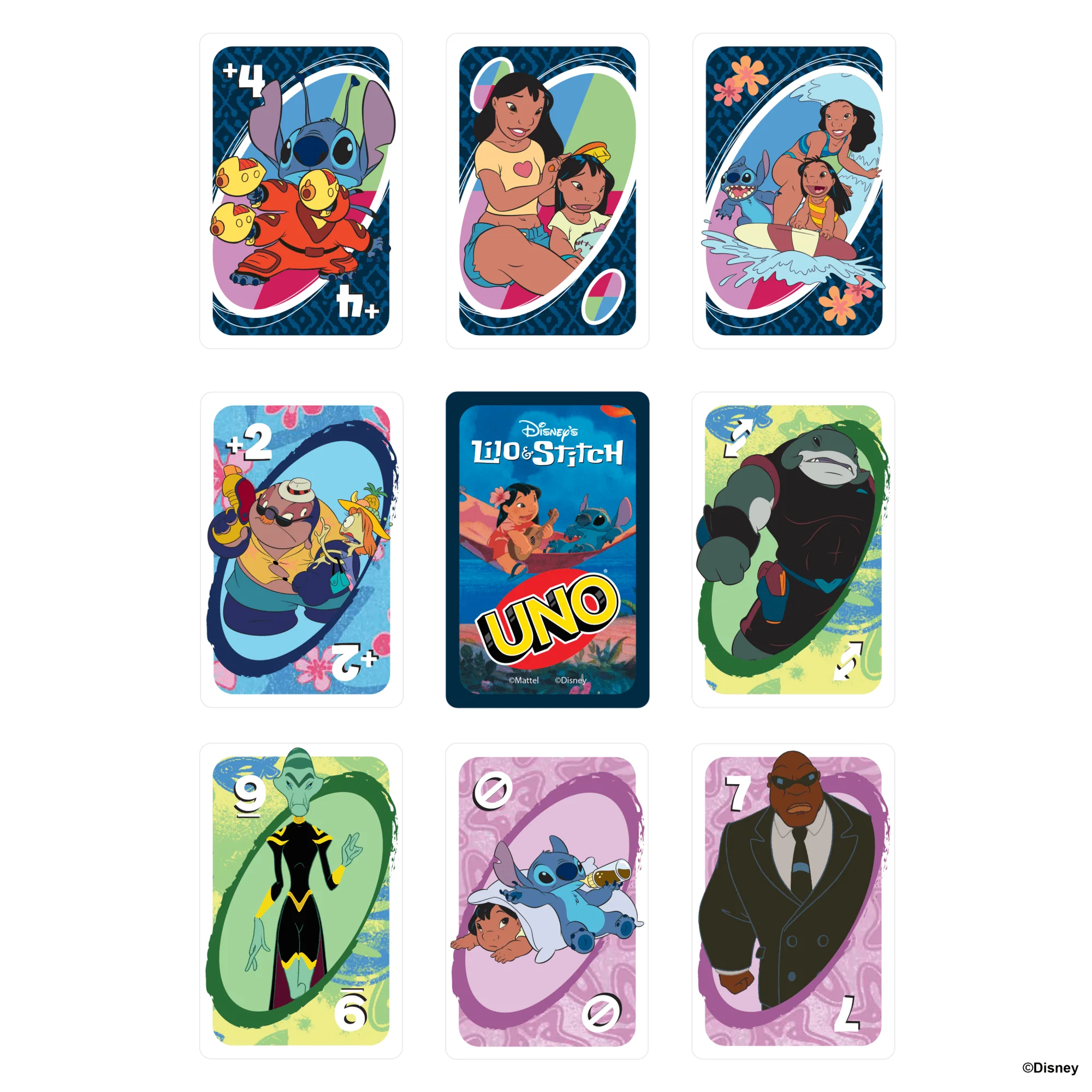 UNO Disney's Lilo And Stitch Card Game For Kids & Family Night