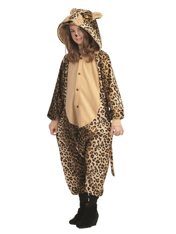 Lux Leopard Kid Funsie - Print