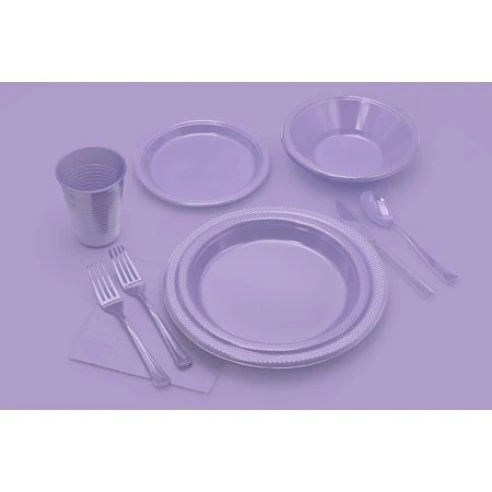 Lavender Cutlery Combo Pack | 24 Count