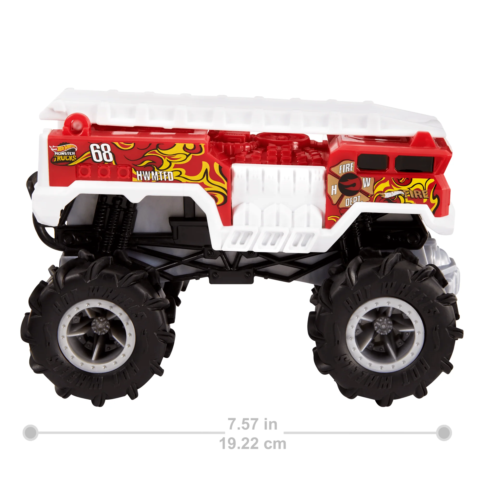 Hot Wheels Monster Trucks Veh��culo a Control Remoto 5-Alarm Escala 1:24