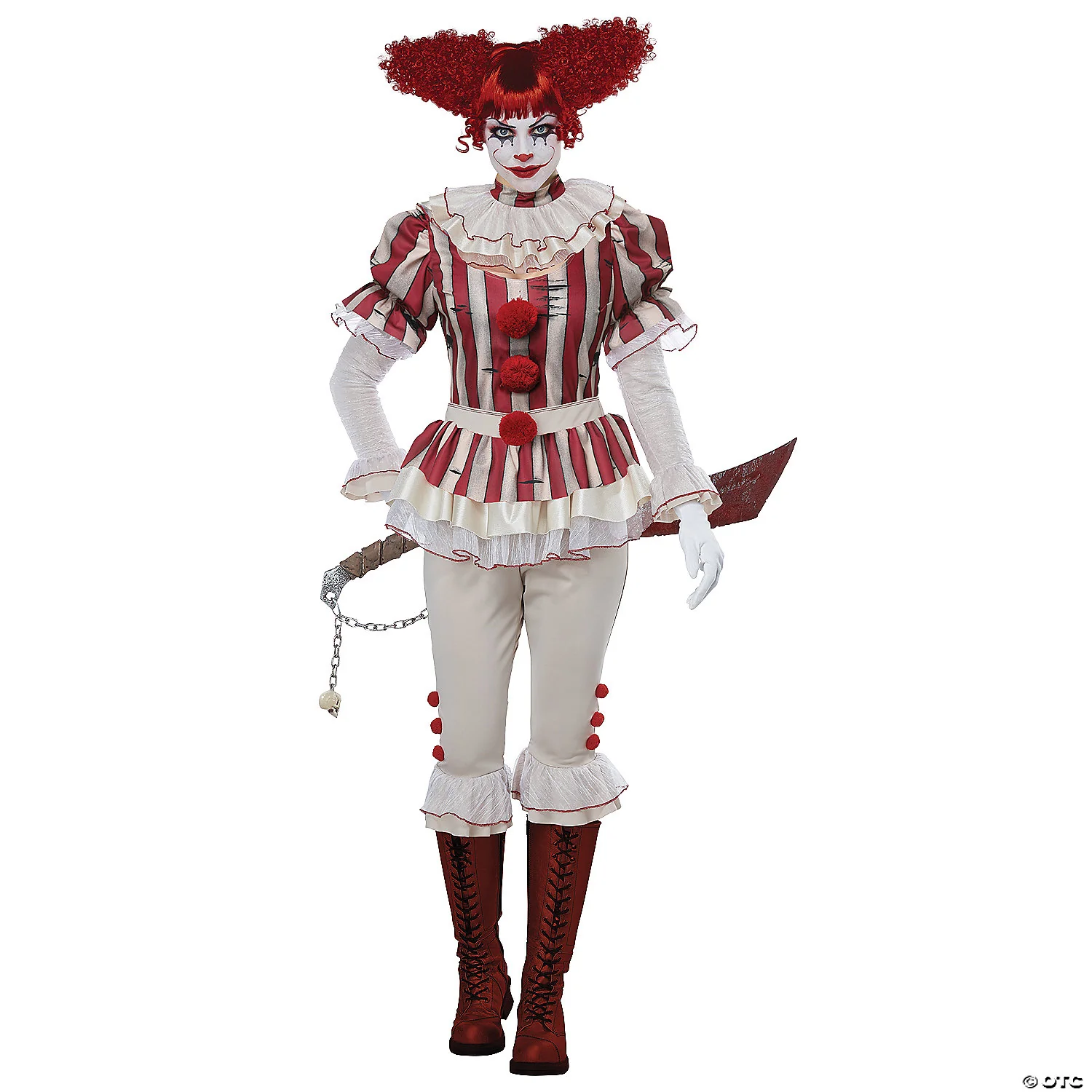Sinister Circus: Women��s Fiendish Clown Costume ????