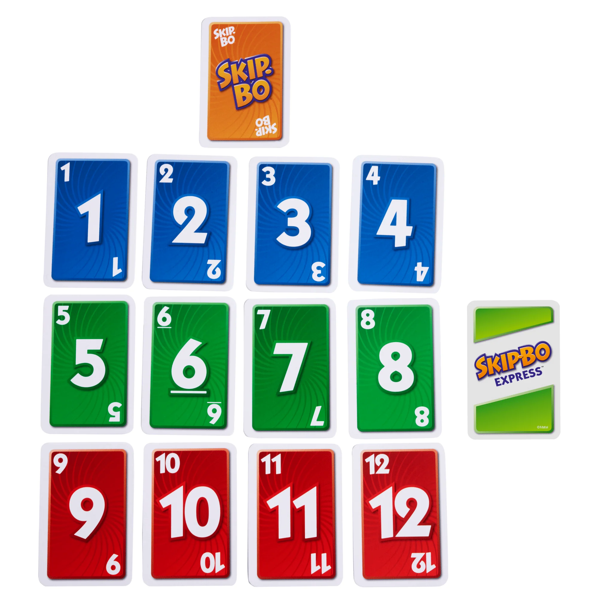 Skip-Bo Express Card Game For Kids, Adults & Family Night