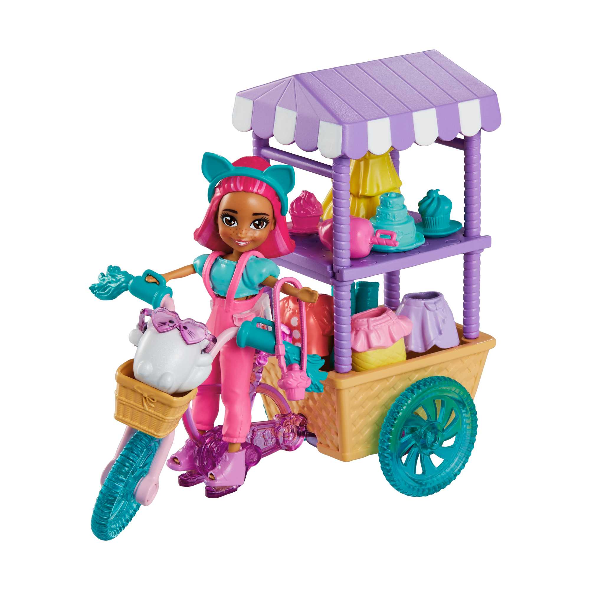 Polly Pocket Treats & Trends Bicycle Cart