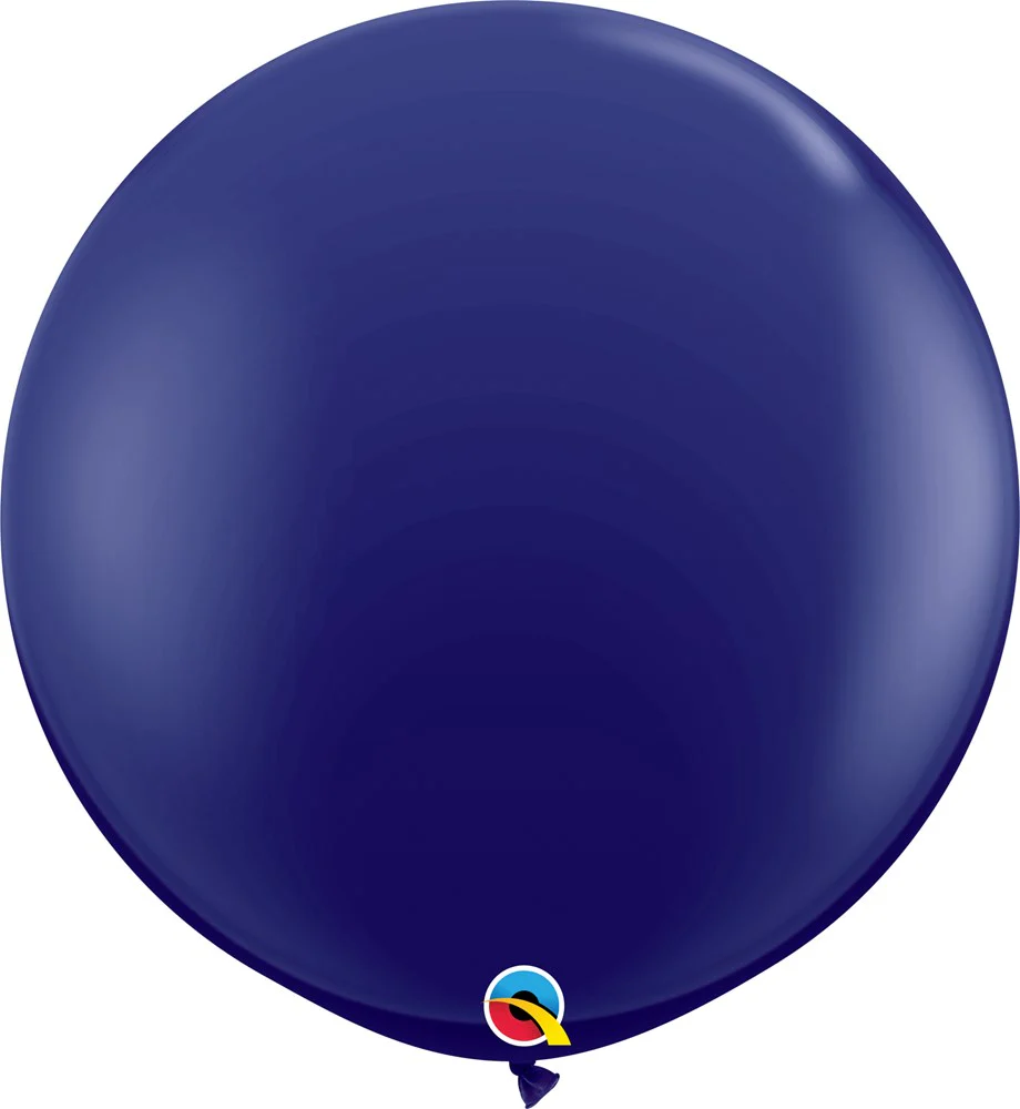 36 inch Qualatex Navy Latex Balloons 2ct