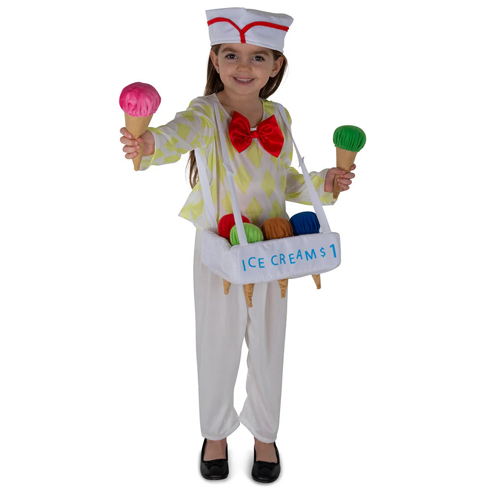 Ice Cream Vendor Costume for Kids