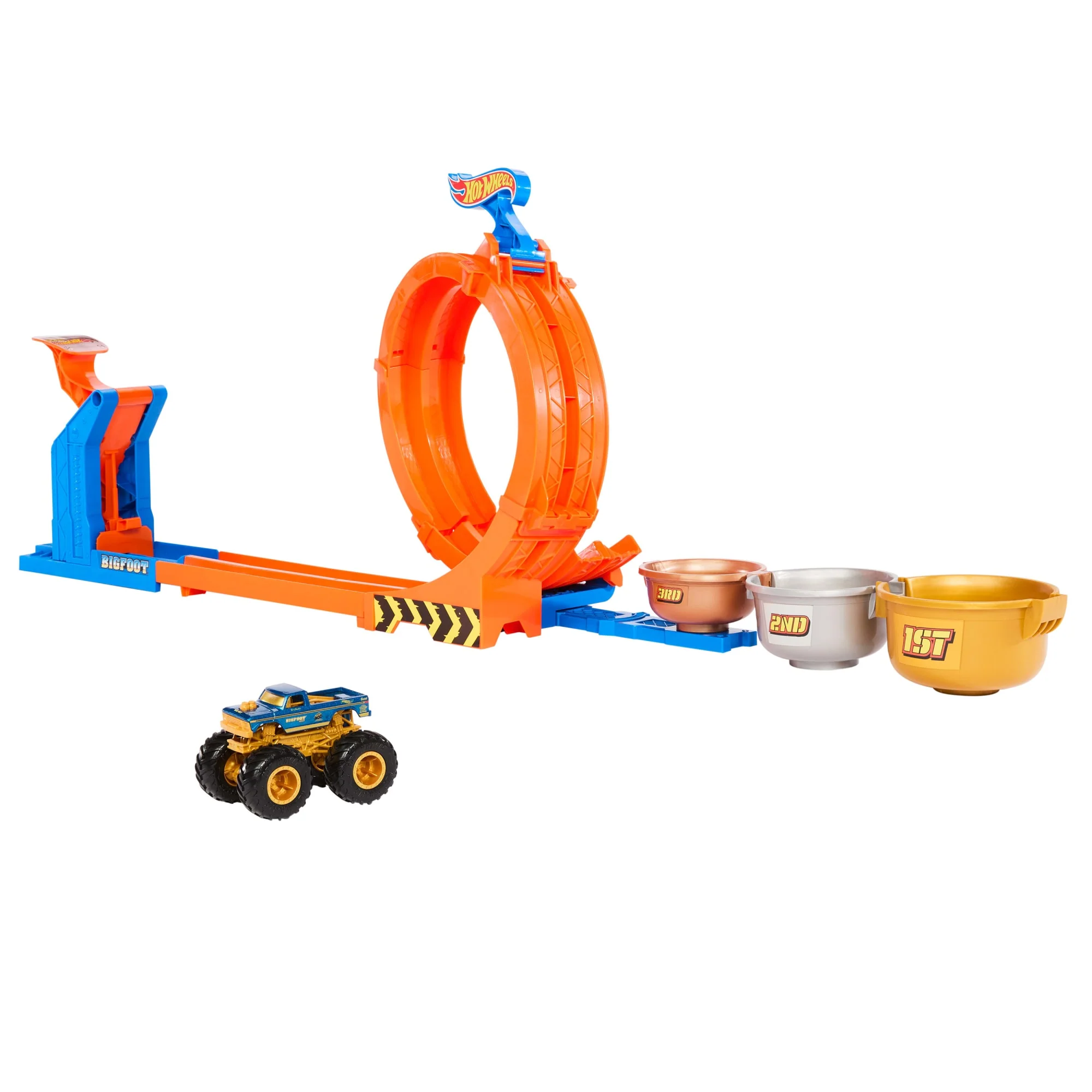 Hot Wheels Monster Trucks D��fi du Troph��e Tournez-et-Renversez