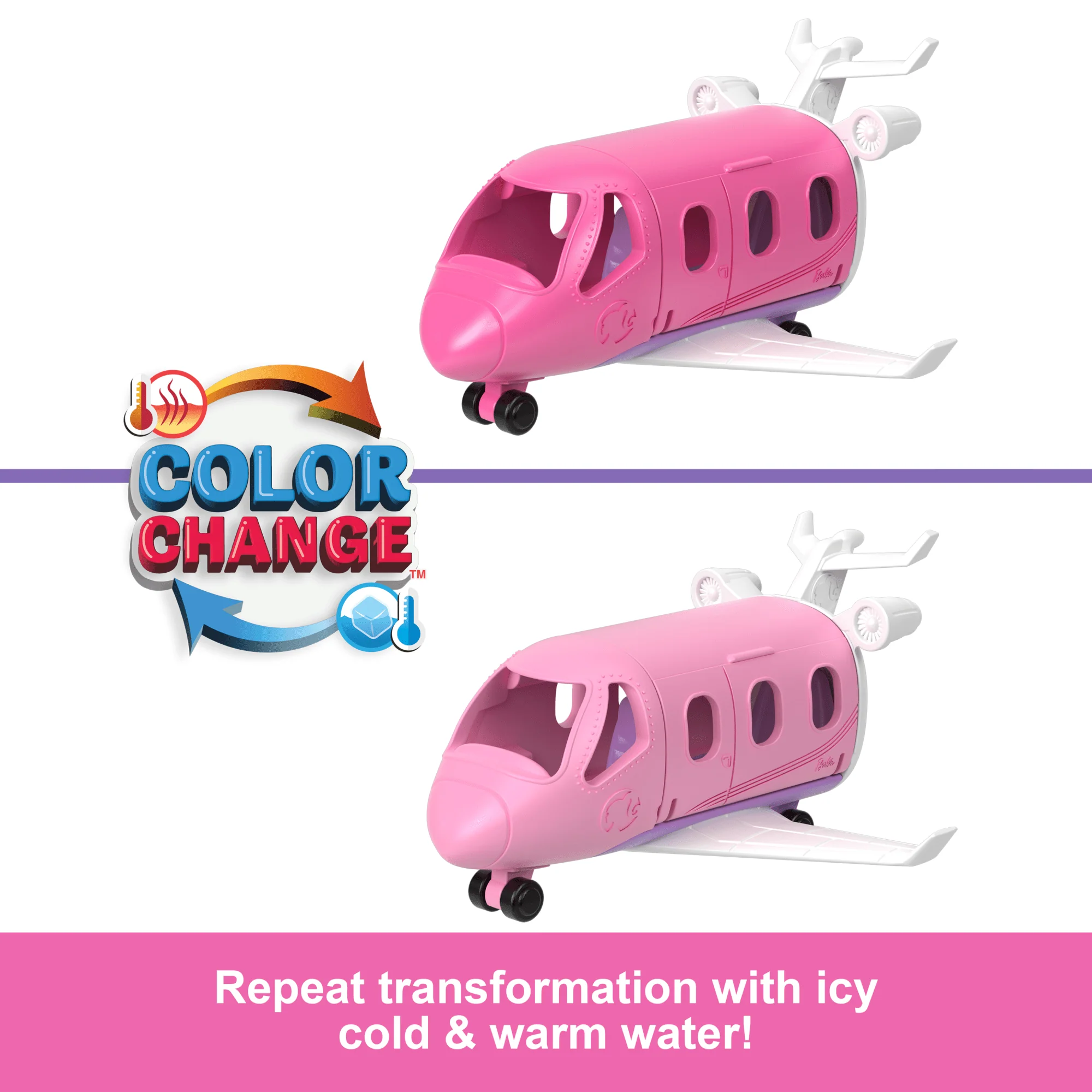 Barbie Mini Barbieland Doll & Vehicle Set With 1.5-inch Doll & Dreamplane With Color-Change