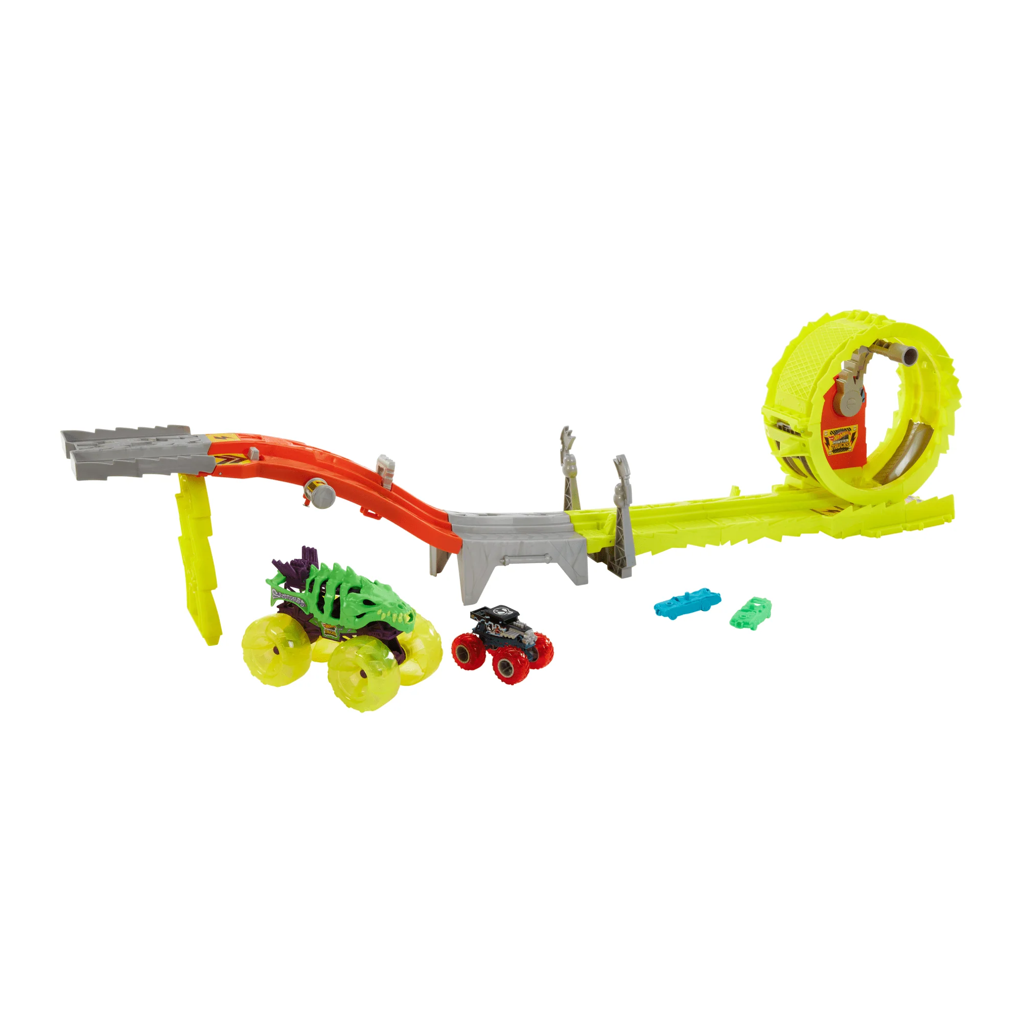 Hot Wheels Monster Trucks-D��fi Course ��lectrifiante-Coffret