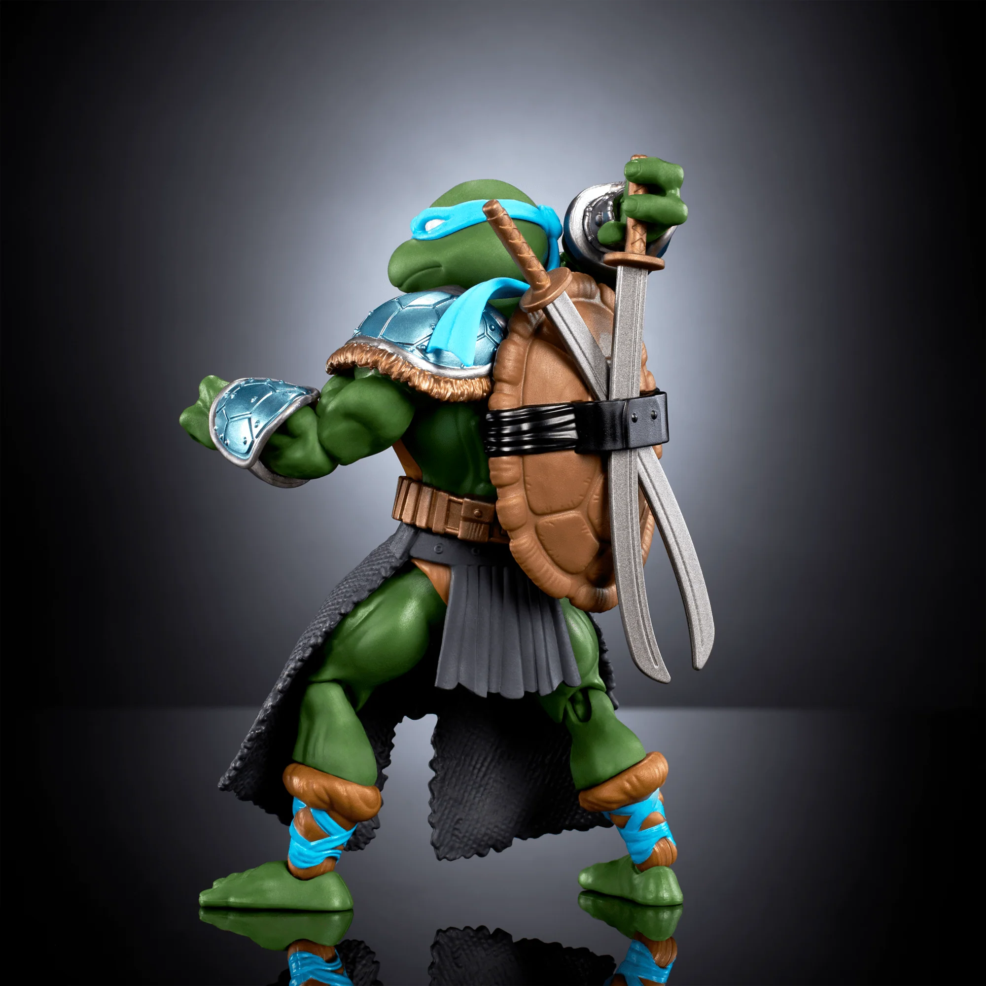 MOTU Origins Turtles Of Grayskull Stealth Ninja Leonardo Action Figure Toy, TMNT Masters Of Universe