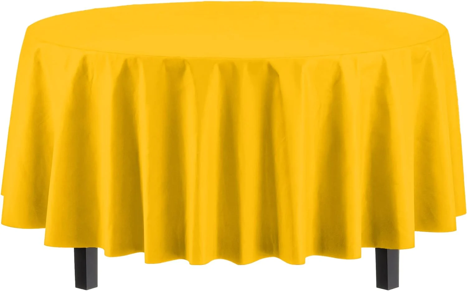 Round Yellow Table Cover