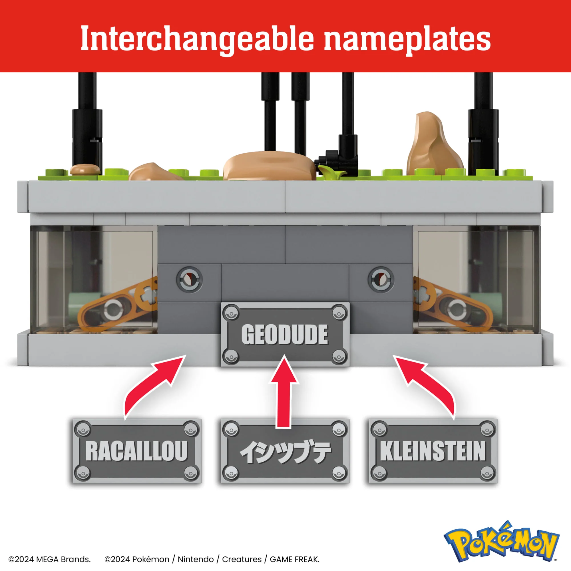 MEGA Pok��mon Mini Motion Geodude Building Kit With Motion (354 Pieces) For Collectors