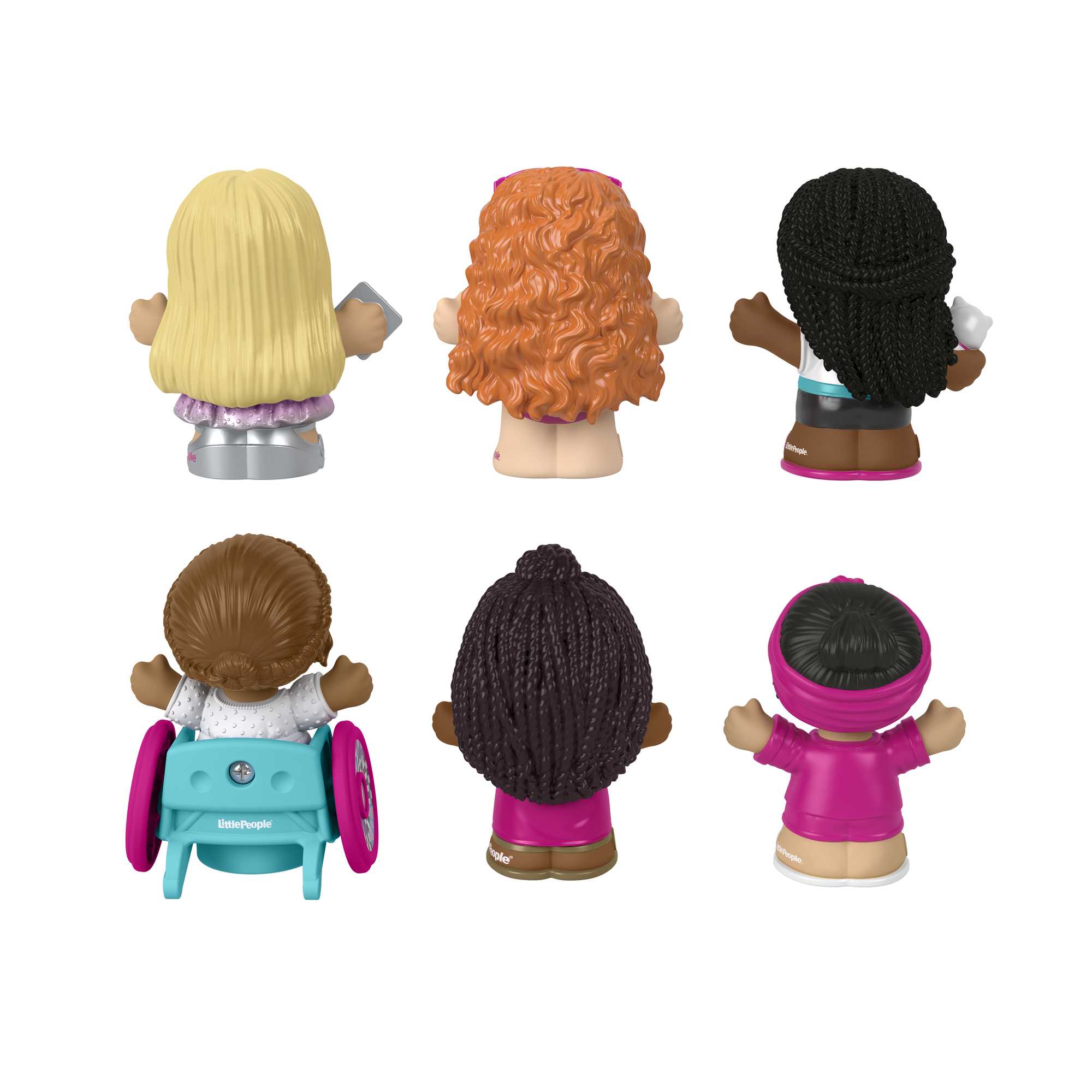 Fisher-Price Little People Barbie Figure 6-Pack Gift Set, Toddler Toys