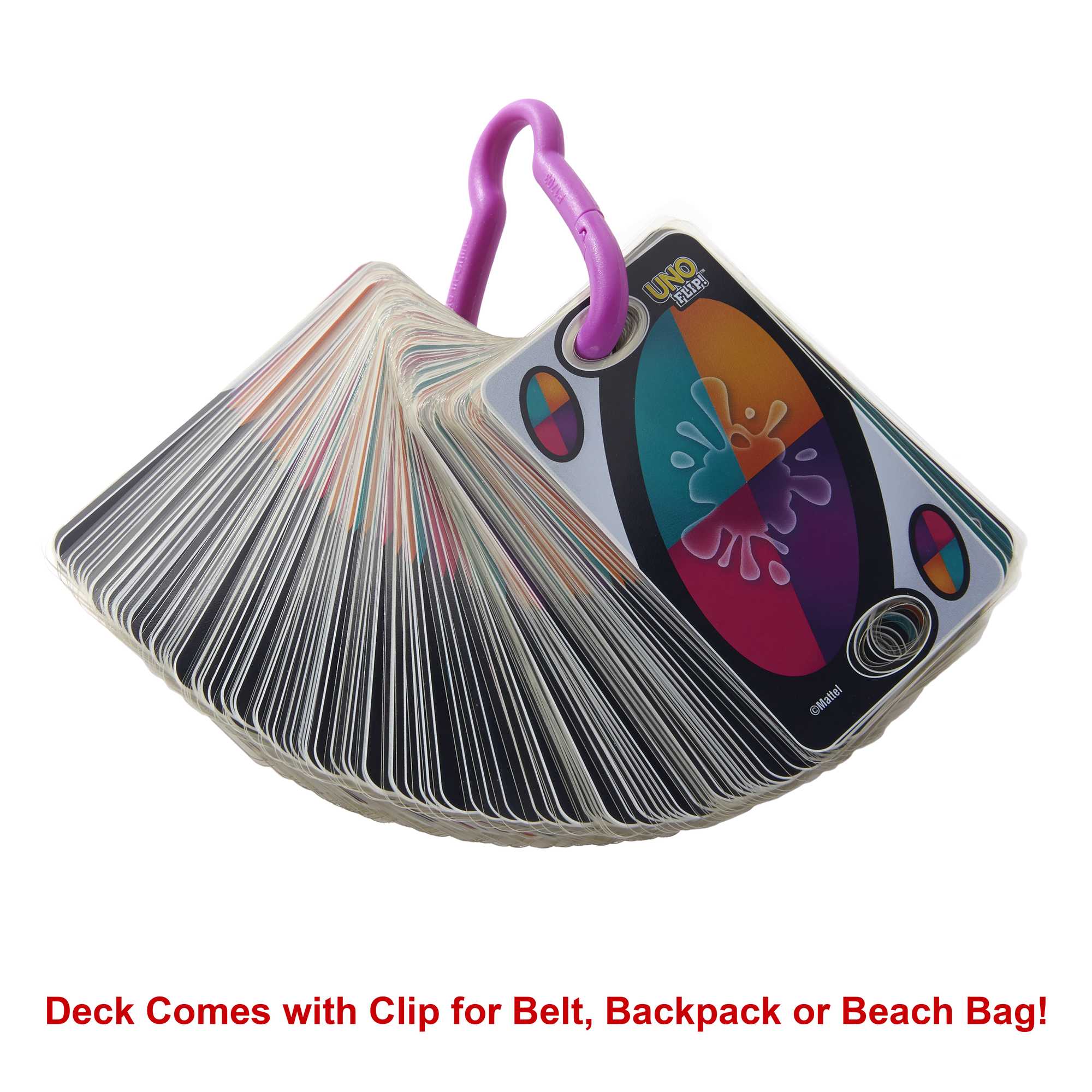 UNO Flip Splash Matching Card Game For 7 Year Olds & Up