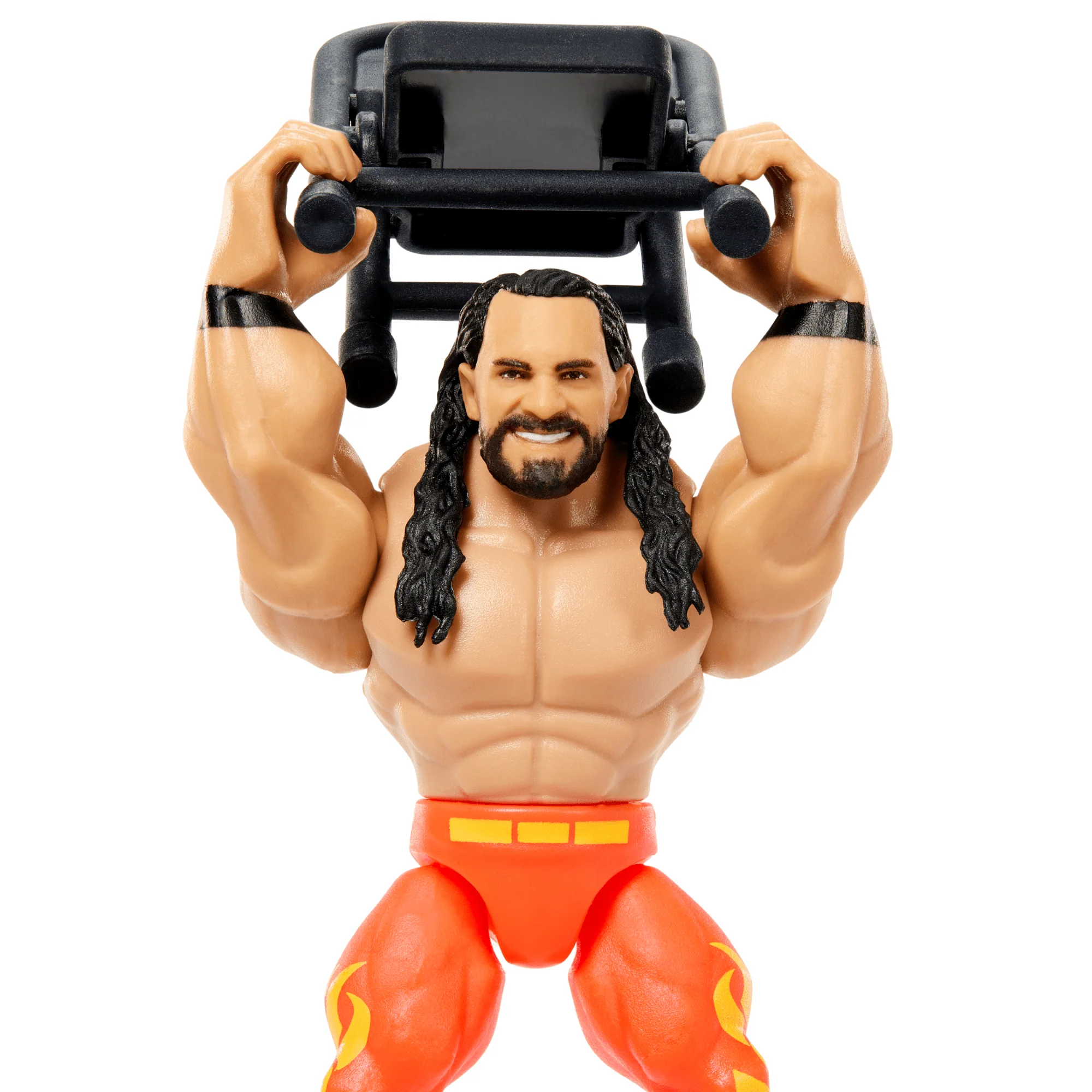 WWE Action Figure Knuckle Crunchers Seth Rollins With Battle Accessory
