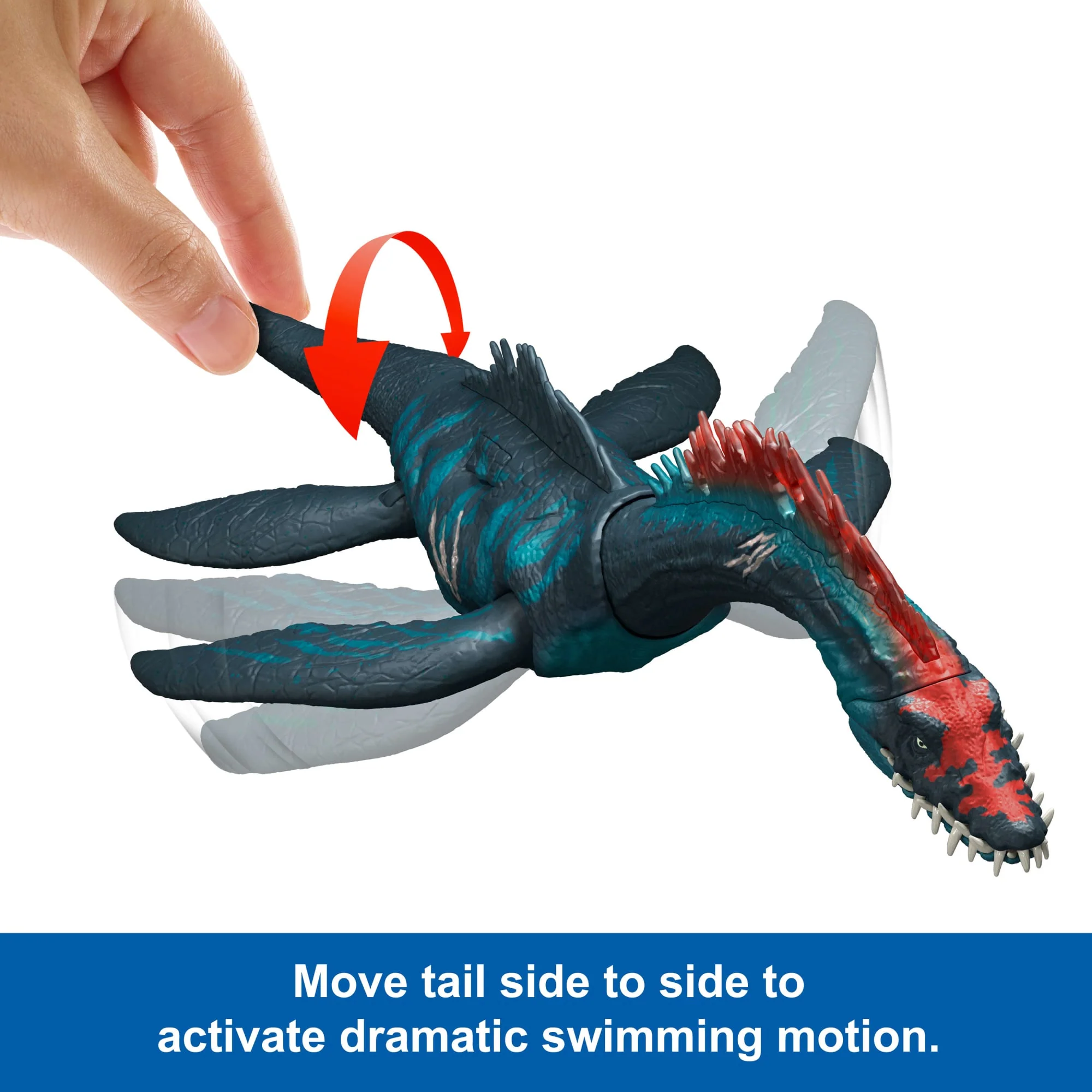 Jurassic World Gigantic Trackers Styxosaurus Dinosaur Action Figure, Large Species Attack, Chaos Theory