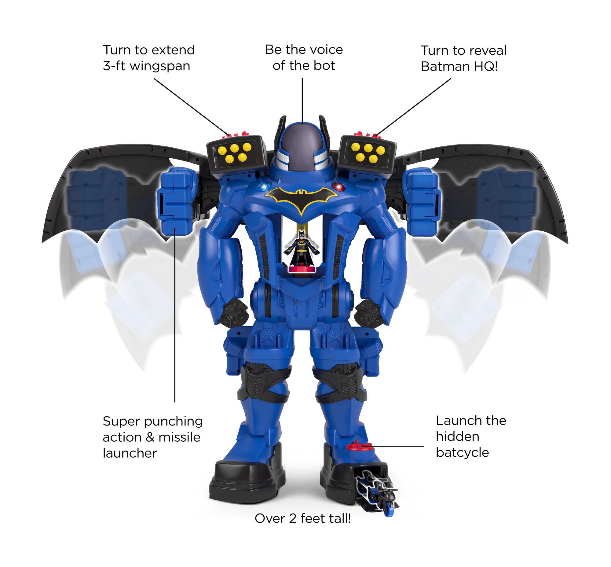 Fisher-Price Imaginext DC Super Friends Batbot Xtreme