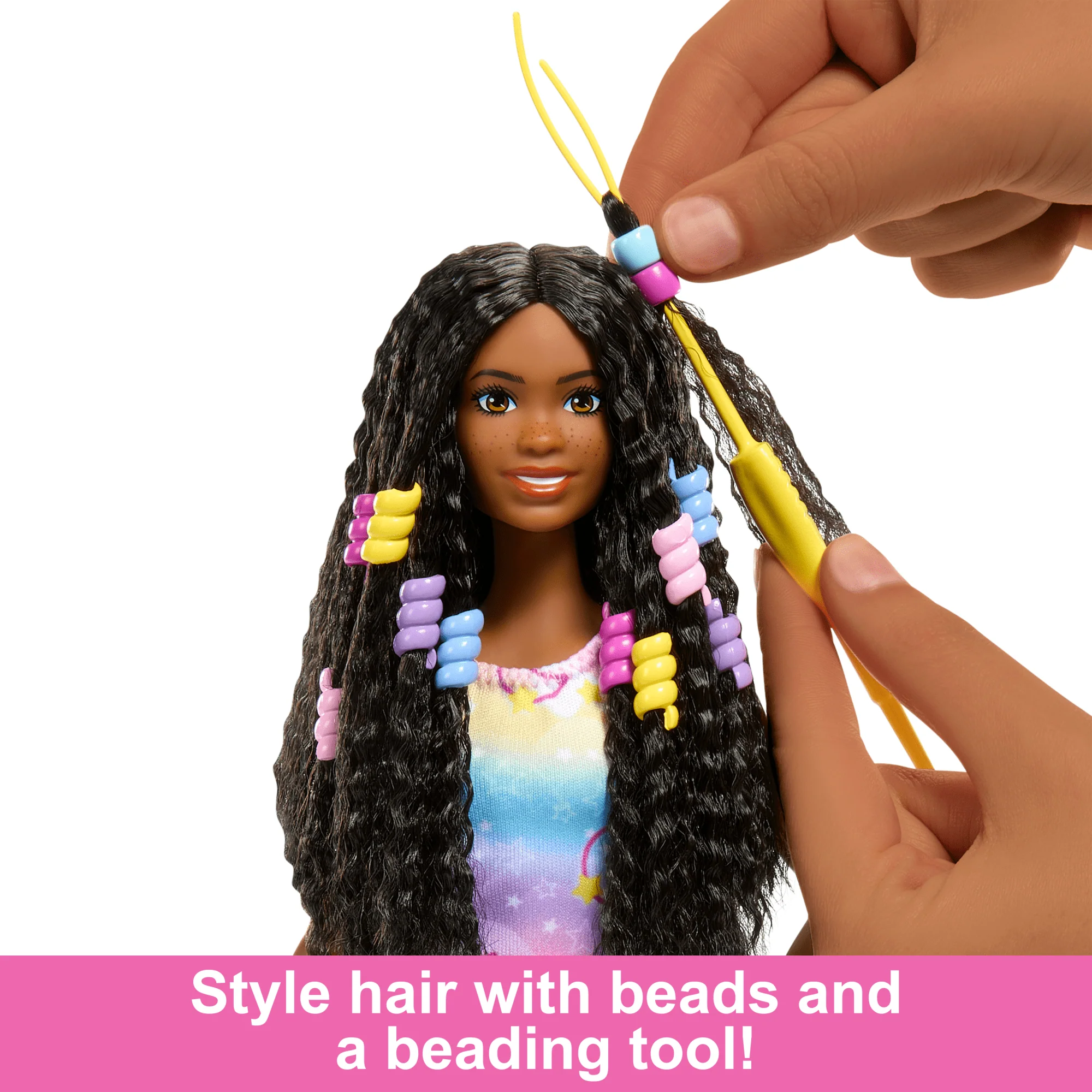 Barbie ��Brooklyn�� Hairstyling Doll & Playset With 50+ Accessories, Includes Extensions, Bonnet & More