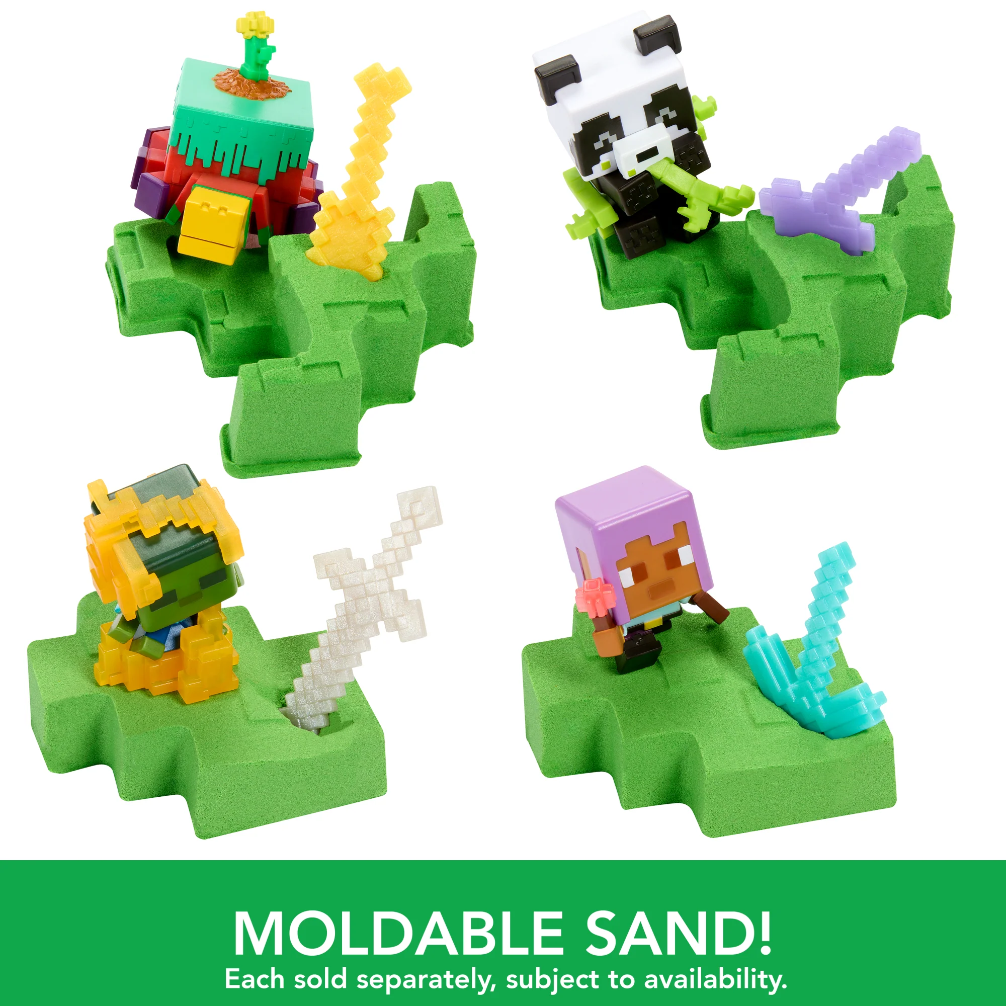 Minecraft Mini Mode Mining Figures Collection (Characters May Vary)