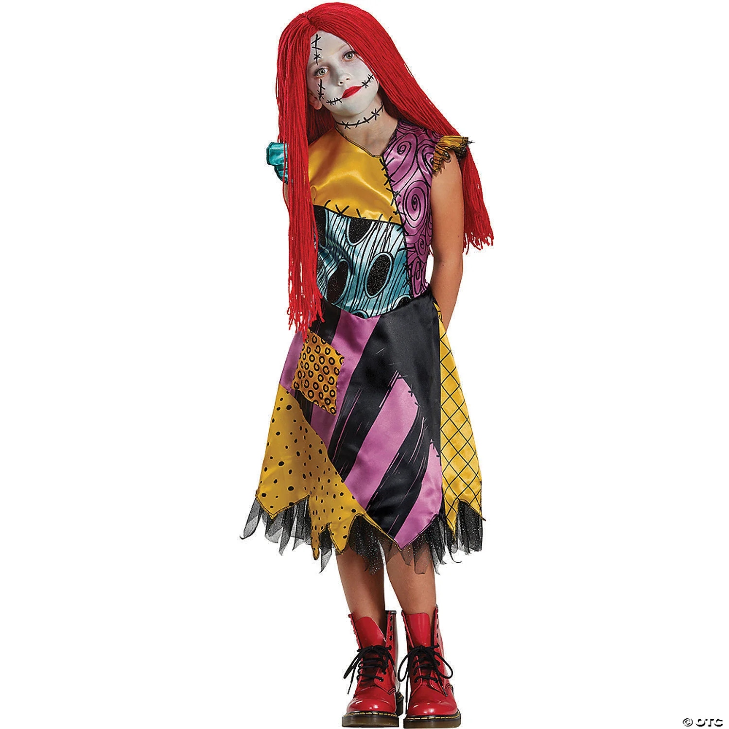Girl's Deluxe The Nightmare Before Christmas Sally Costume - Large