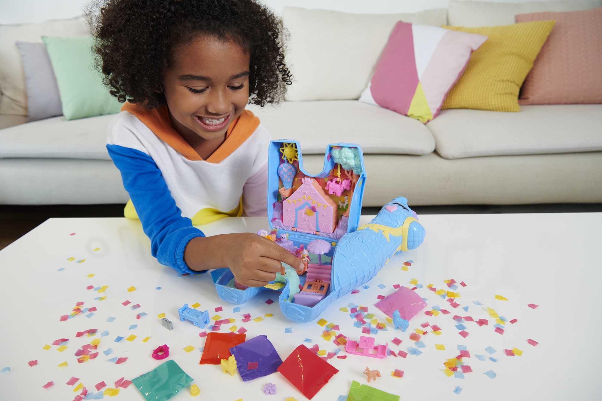 Polly Pocket Pajama Party Llama Party Playset