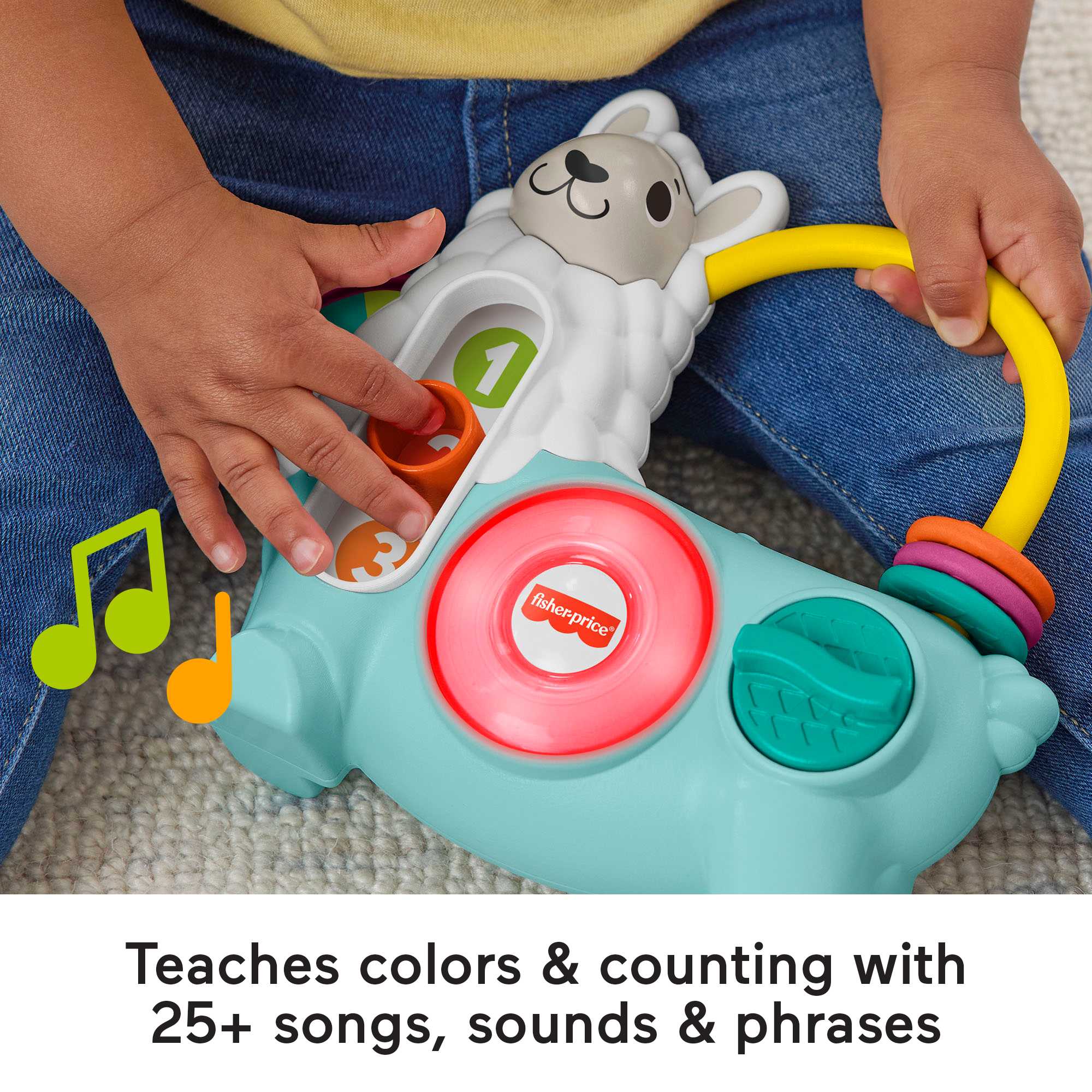 Fisher-Price Linkimals 123 Activity Llama Interactive Learning Toy For Infants & Toddlers