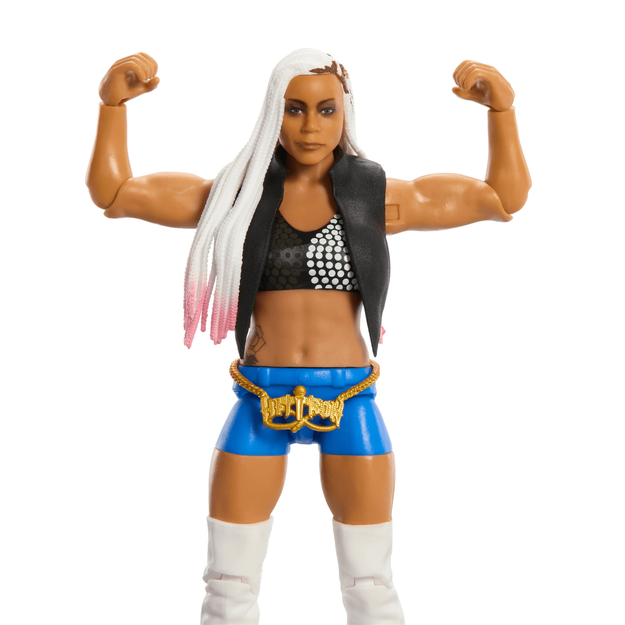WWE B-Fab Action Figure, 6-inch Collectible Superstar With Articulation & Life-Like Look