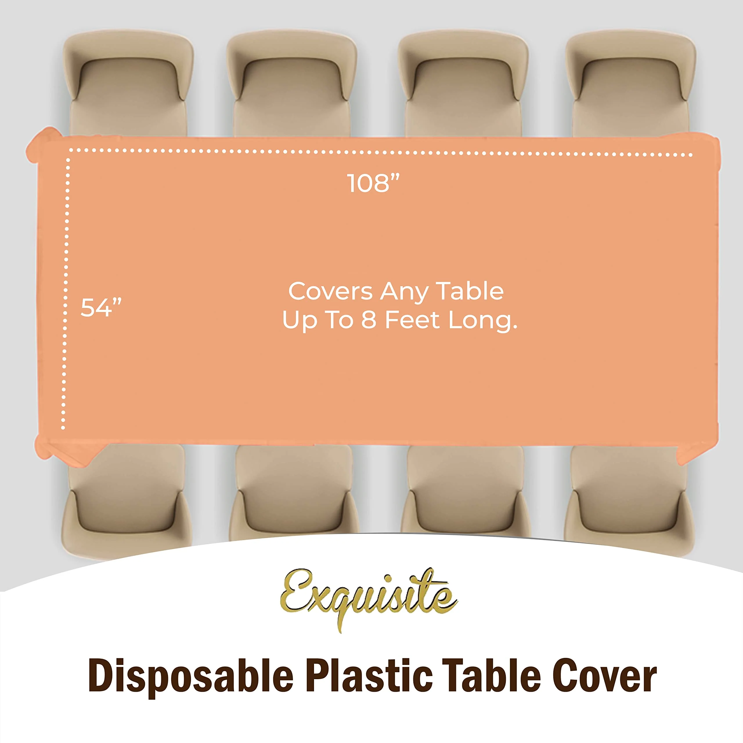 Peach Table Cover