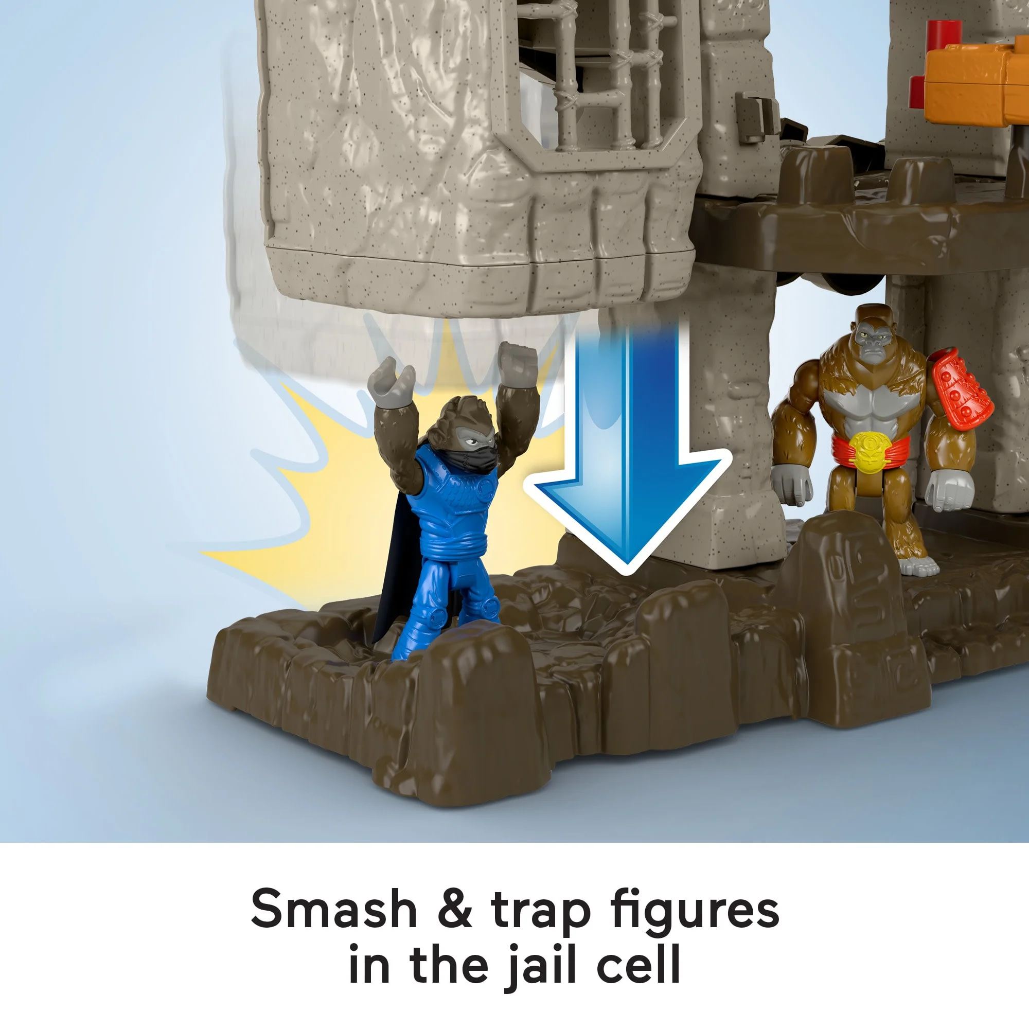 Imaginext Gorilla Fortress Playset With Toy Figures And Accessories, Preschool Toys