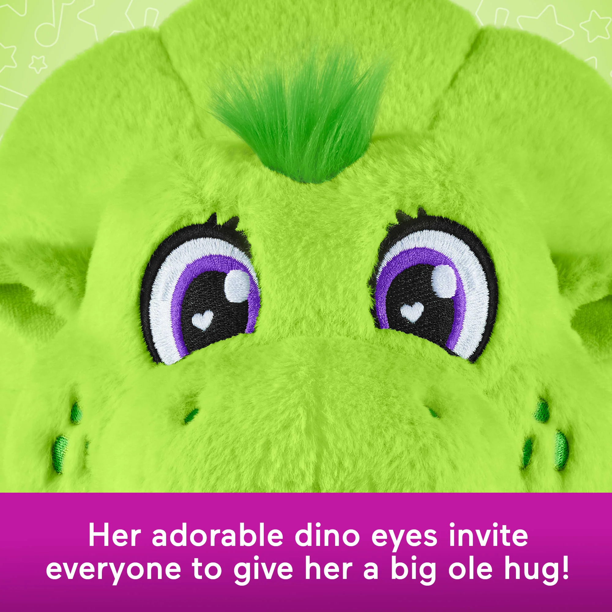 Fisher-Price Barney's World Baby Bop Plush, 12-inch Figure, Soft & Cuddly Texture