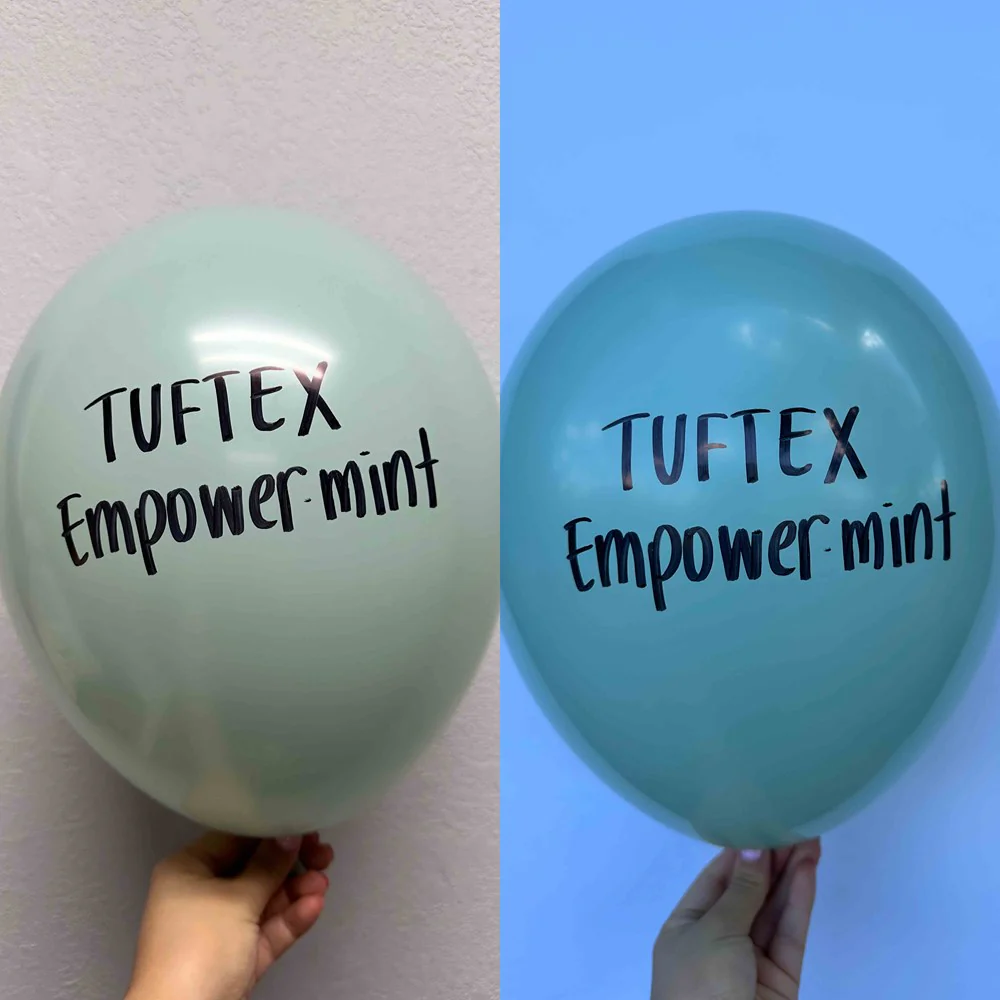 Tuftex Empower-Mint 17 inch Latex Balloons 50ct